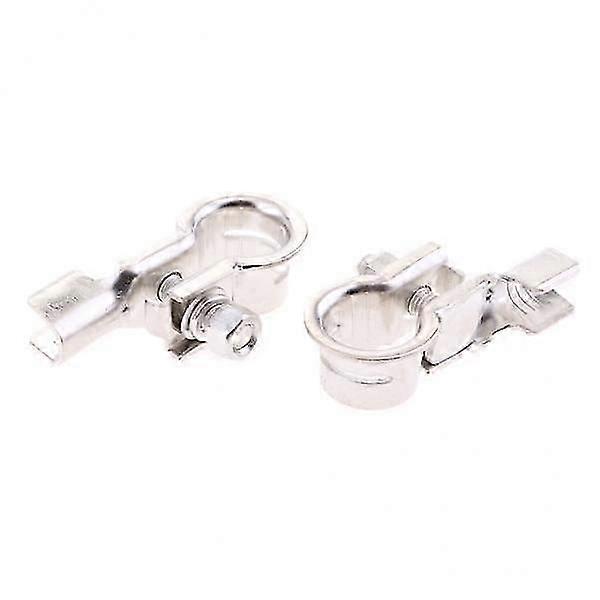 2x Copper & Negative Battery Terminal clip Connectors