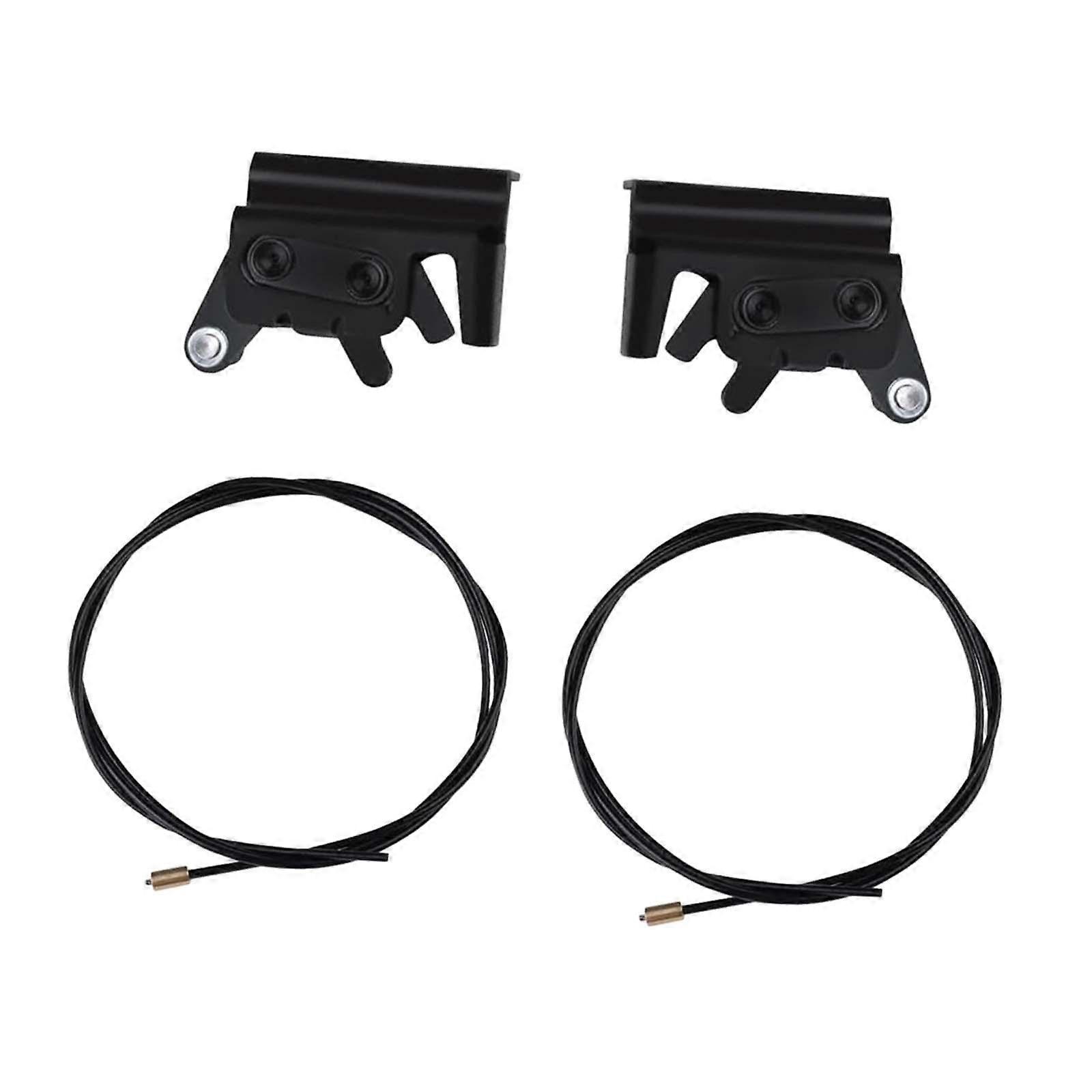 2 Pair Rear Door Rotary latches and Rotary Latch Cables for Leer 100xq