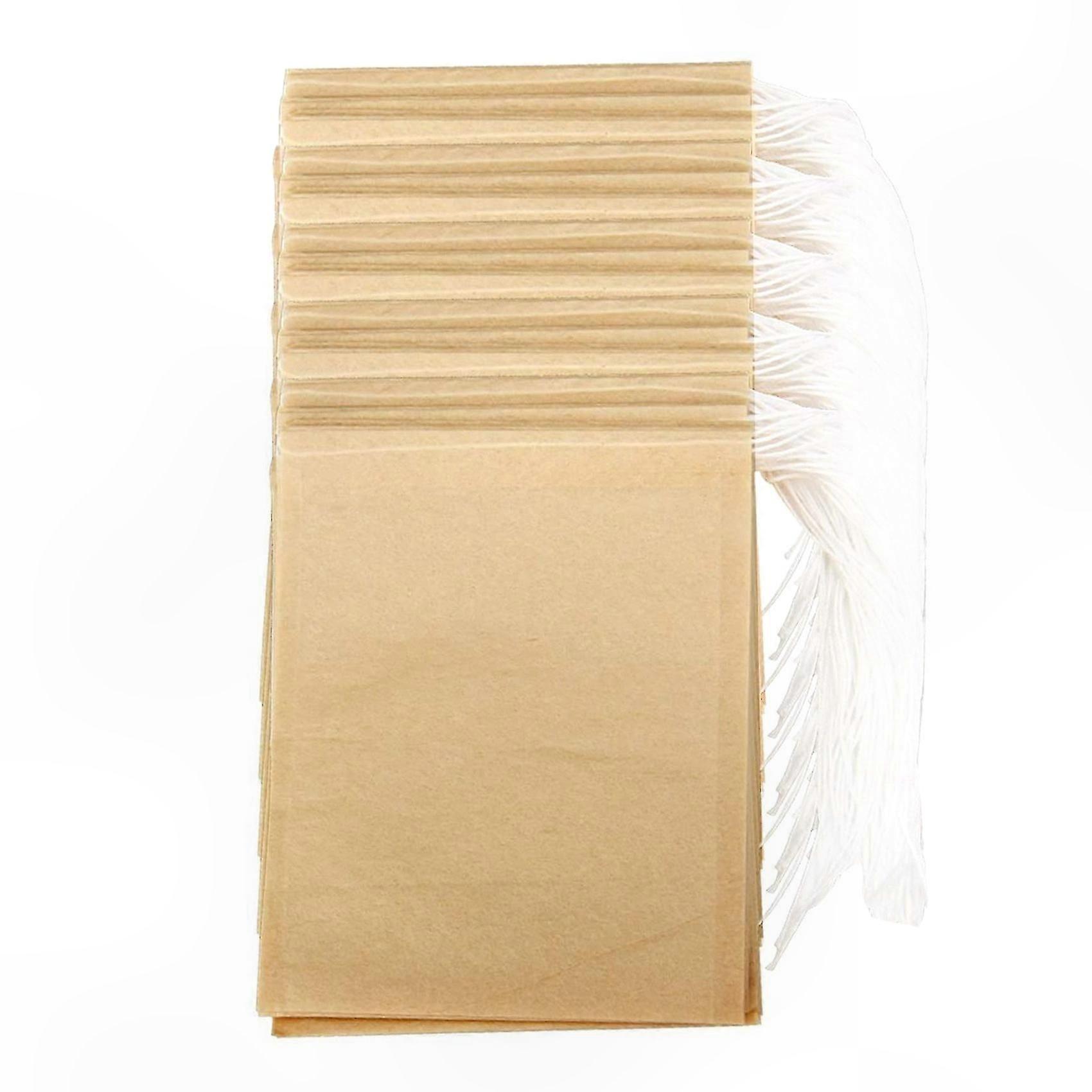 300 Count Unbleached Tea Filters, Disposable Drawstring Bags for Loose Leaf Tea, Strong and Safe Brewing Solution