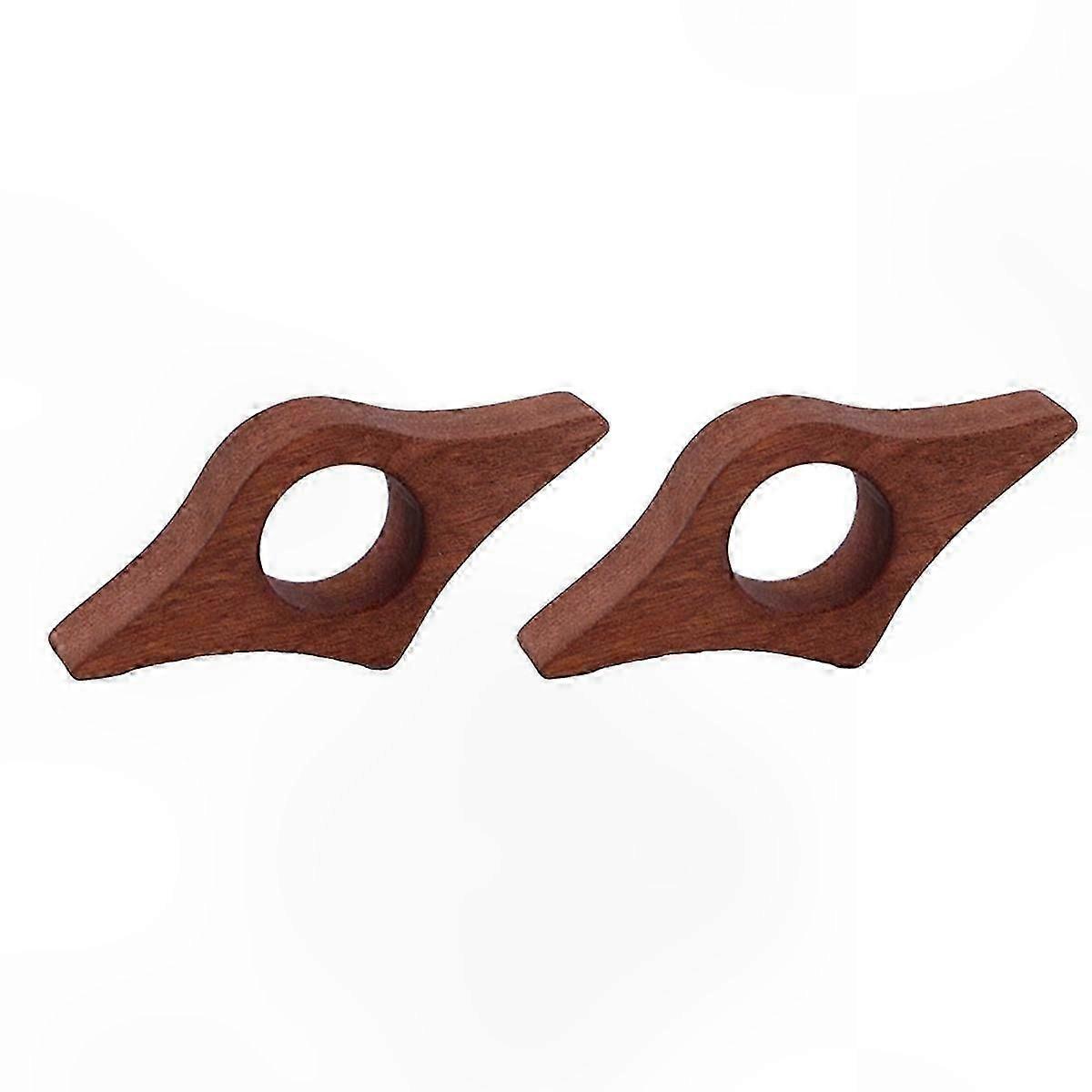 Wooden Thumb Bookmarks for Quick Reading, Set of 2, Durable and Stylish Accessory for Book Enthusiasts