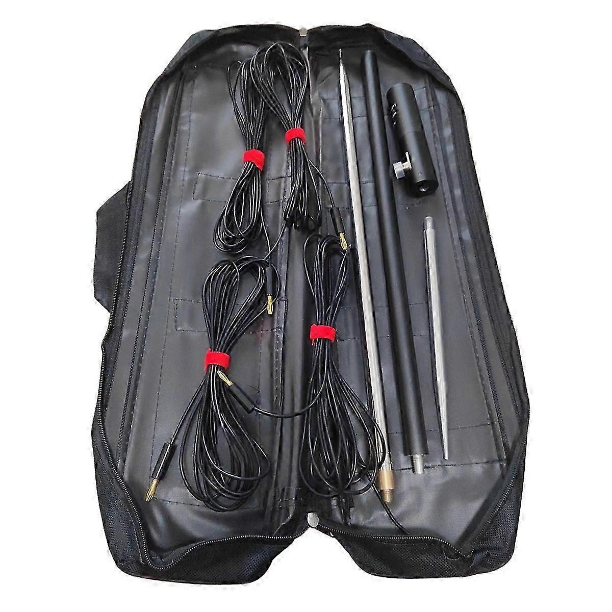 Portable Shortwave Outdoor Antenna with 4 GND Cables for High Efficiency on 20M-6M Band