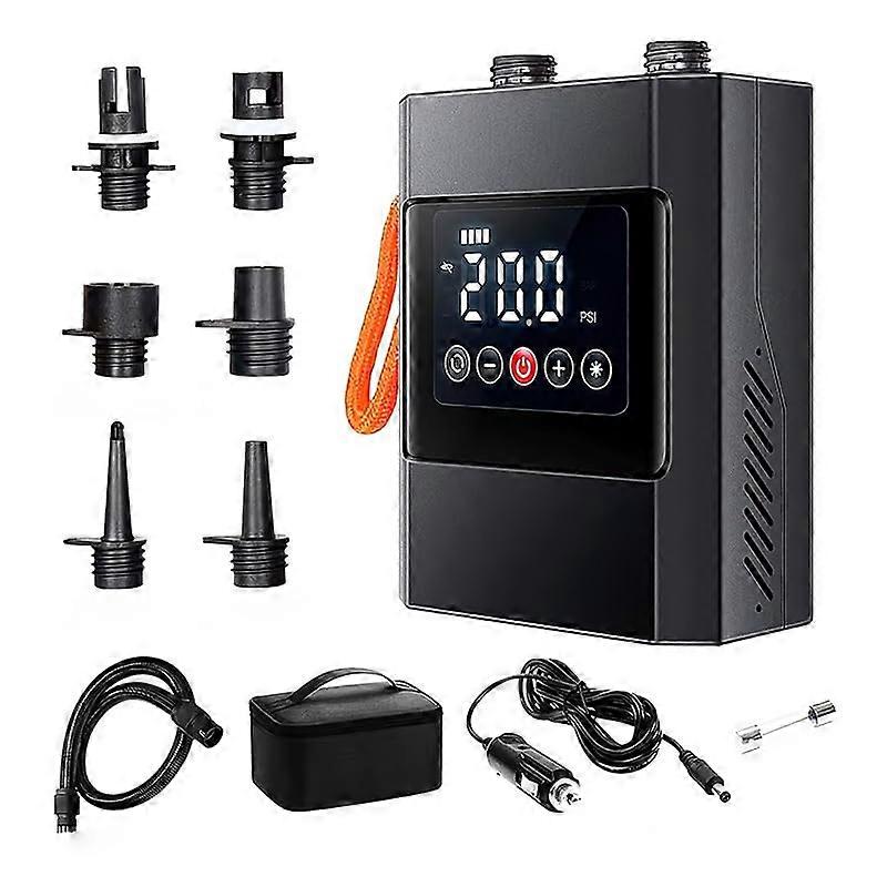 电动桨泵,20 PSI Sup 充气机,压力便携性,充气/吸入/6 个喷嘴,用于皮划艇、渔船