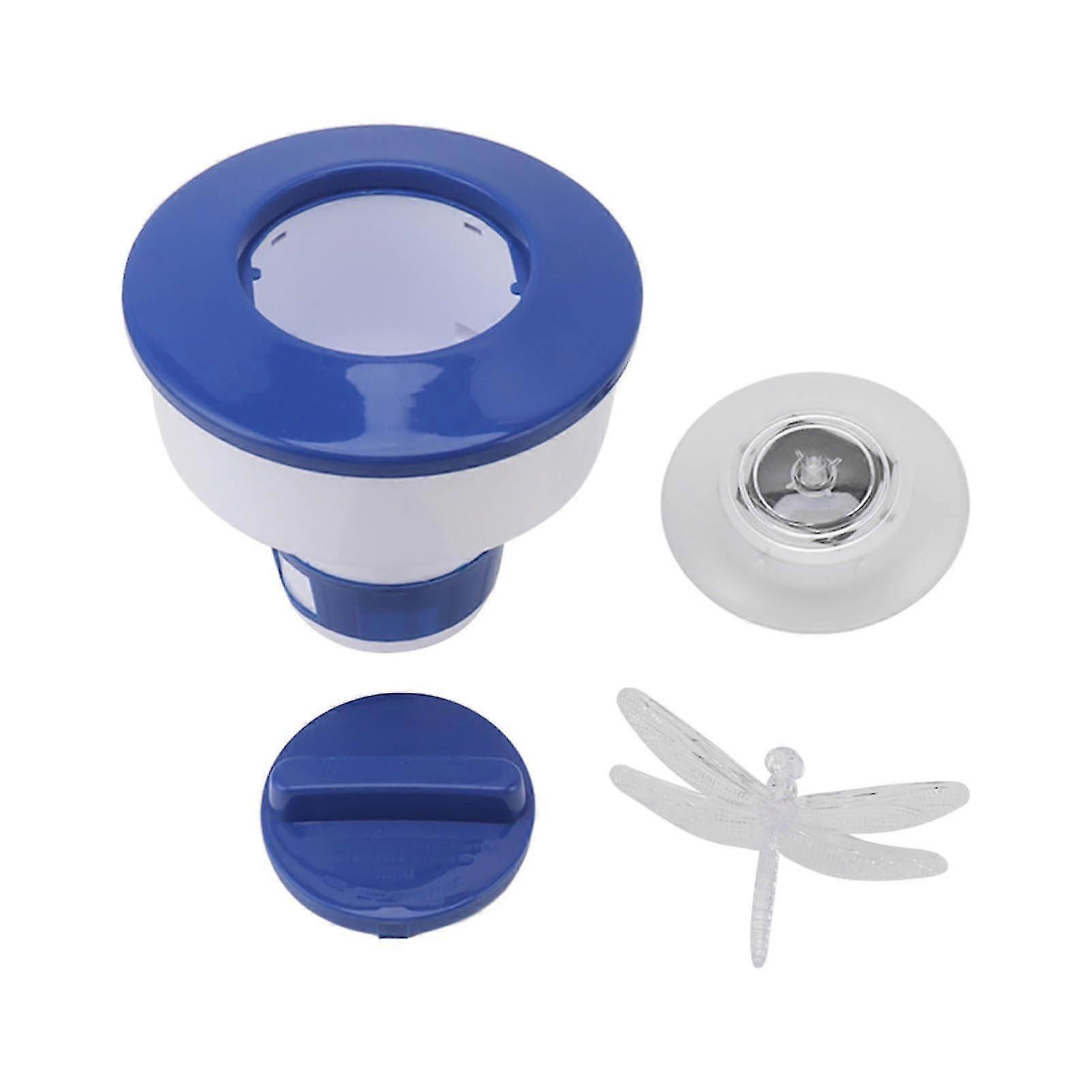 Floating Mini Chemical Dispenser Adjustable Plastic 600 Mah Floating Chlorine