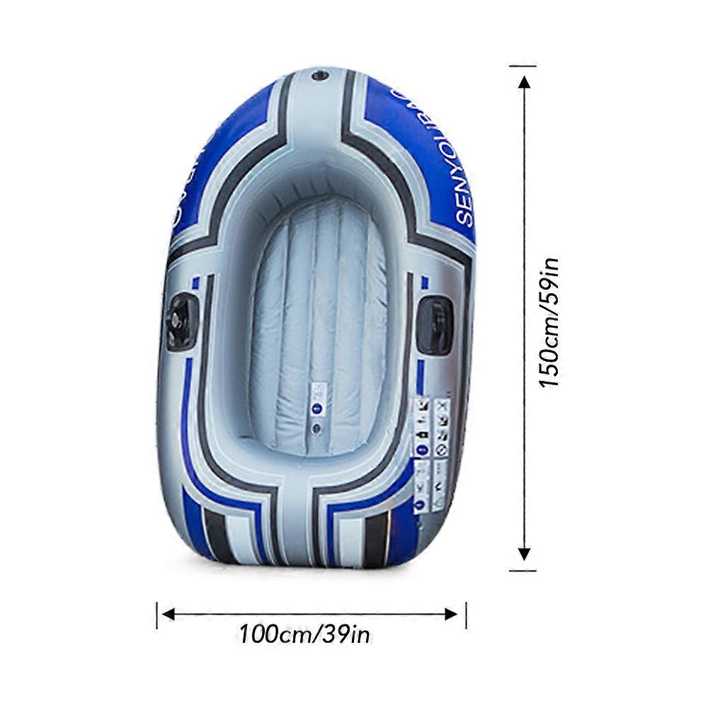 Inflatable Boat Portable Inflatable Boat Thicken PVC Inflatable Boat Foldable Inflatable Swimming Circle