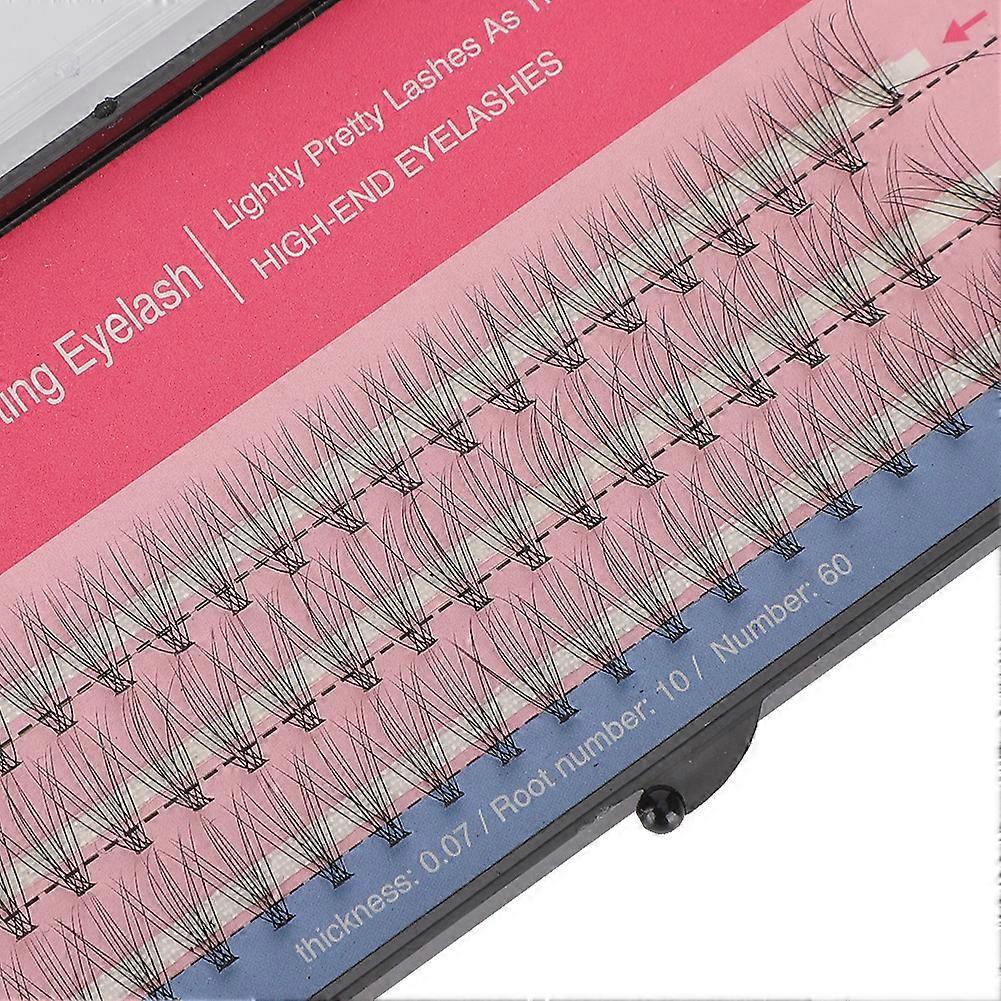 60pcs 0.07mm Mink Individual False Lashes Extension 10mm