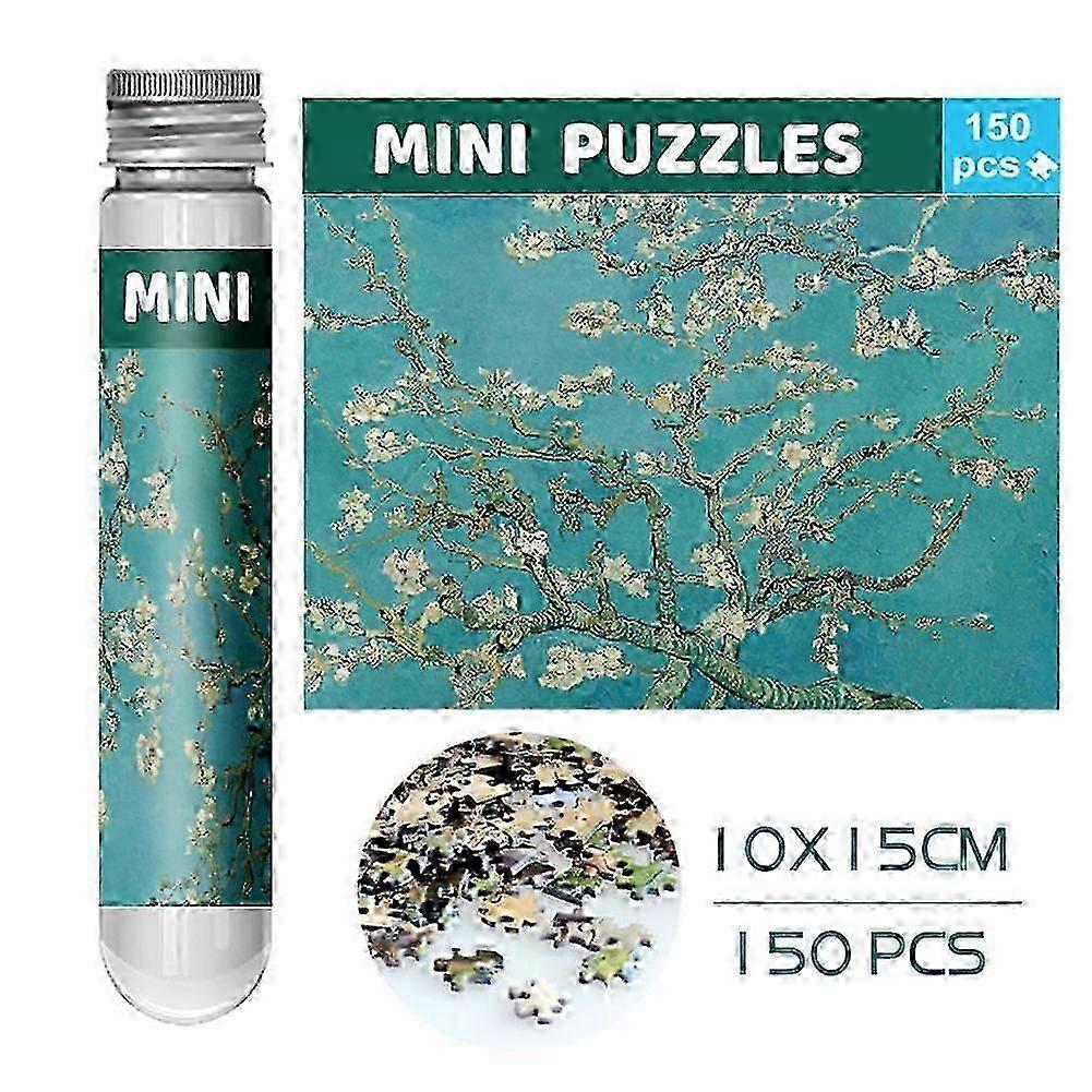 Travel-Sized Van Gogh Art Puzzles - Compact & Engaging Brain Teasers