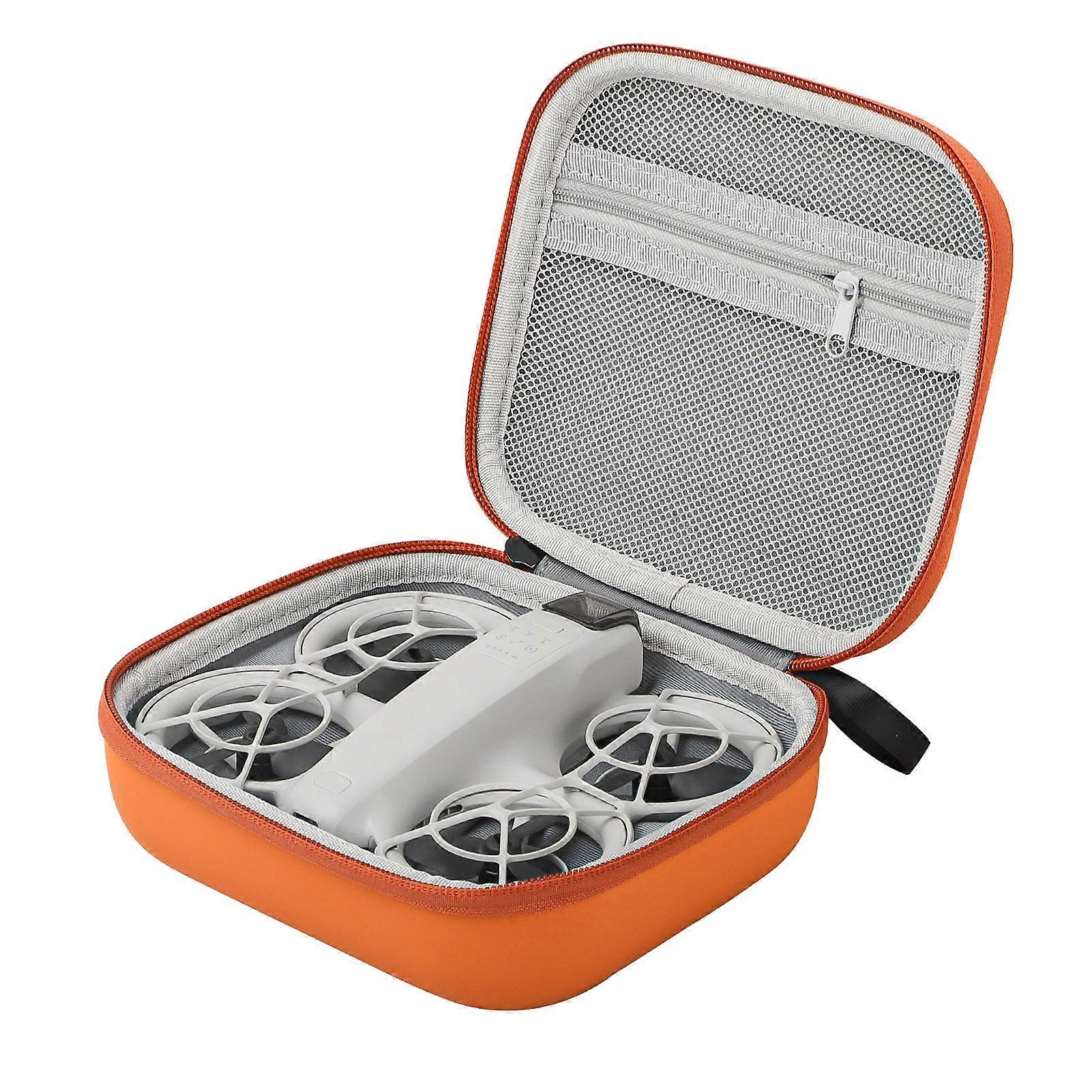 Mini Compact Shockproof EVA Hard Case for Neo Drone Orange