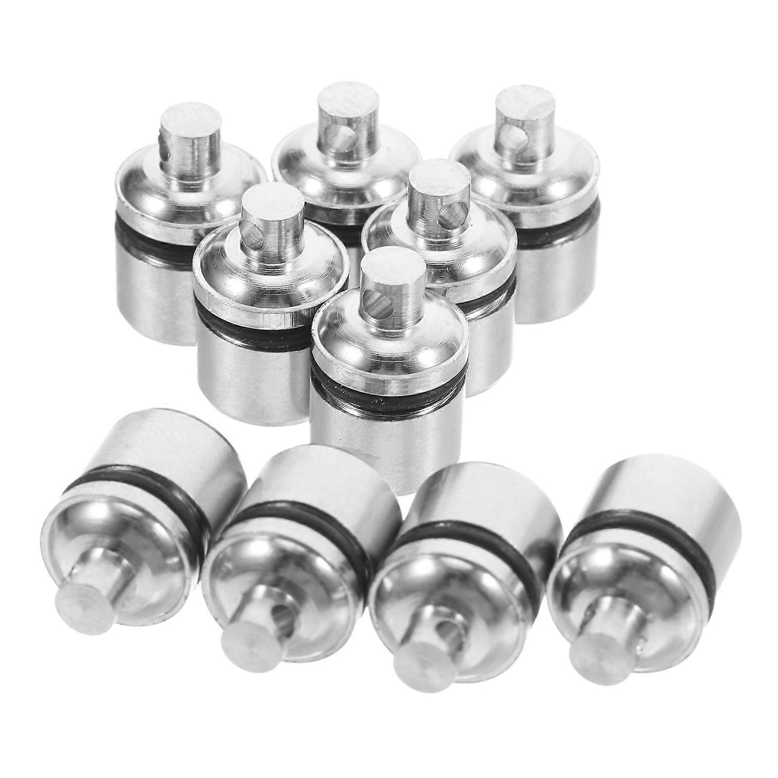 Tiny Led Lights Battery Operated For Decoration And Miniature Models 10Pcs Circular Design With Button Battery Functionality