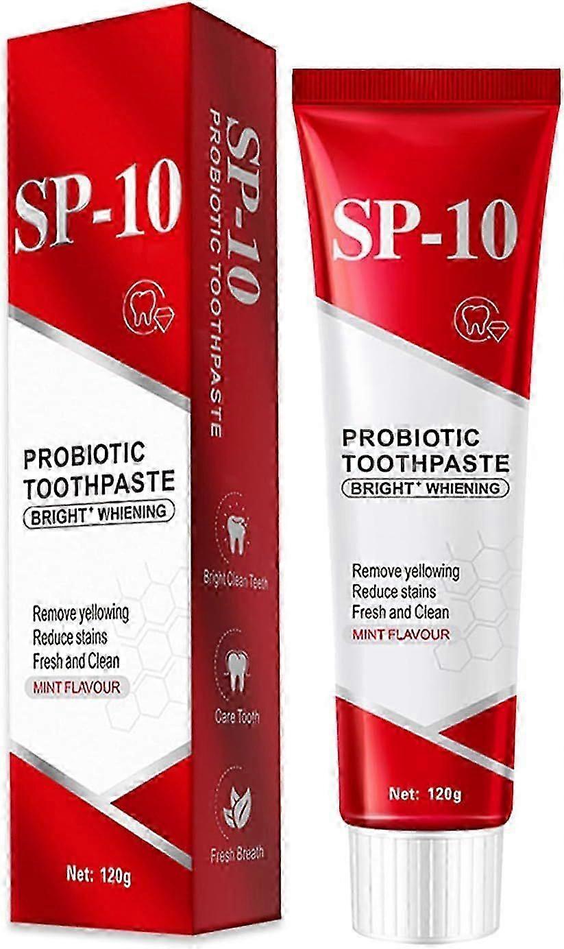 SP-10 Probiotic Toothpaste, SP-10 Probiotic Toothpaste Whitening, Fresh Breath Probiotic Toothpaste, Deep Cleaning Care 120g