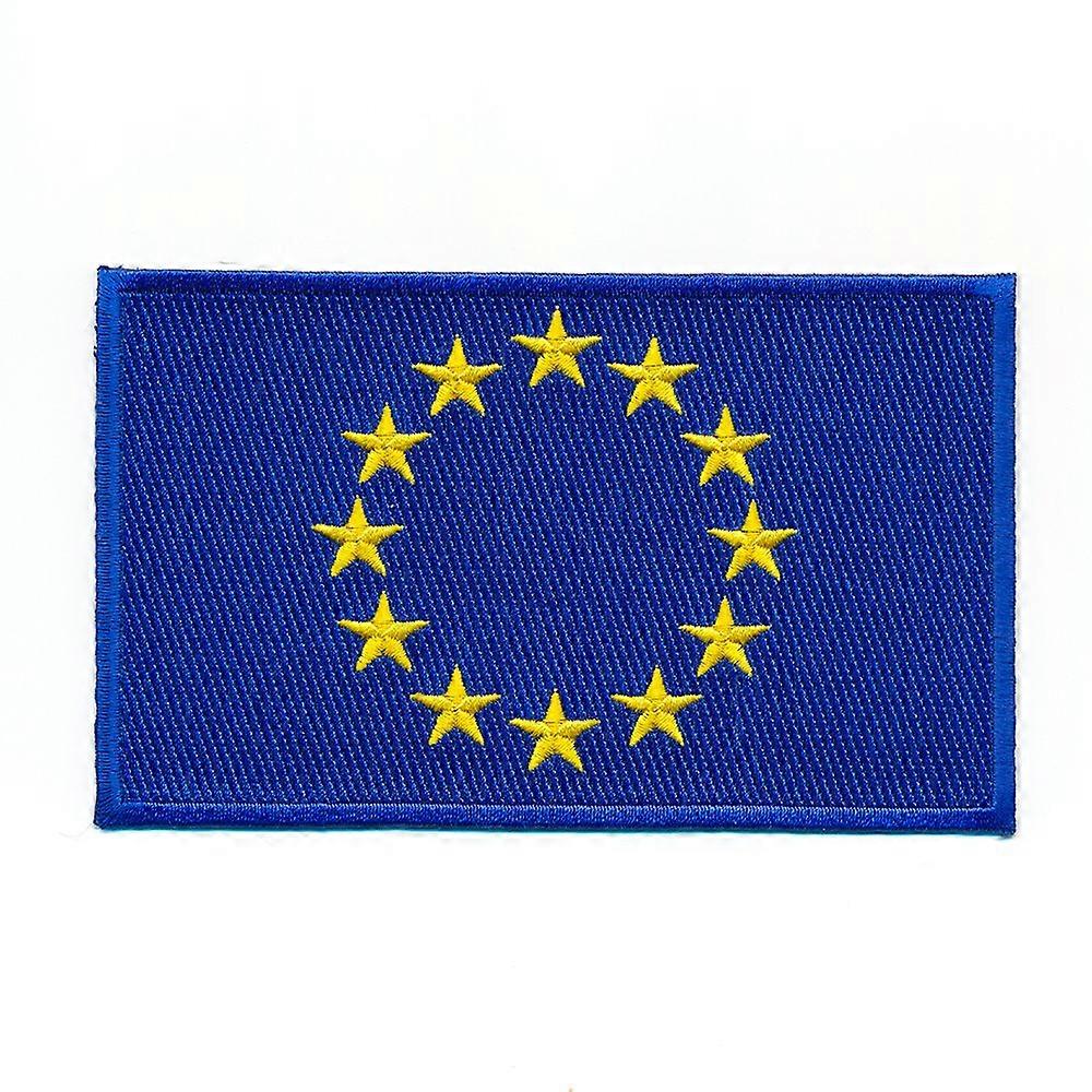150 x 90 mm European Union Europe Flag SewOn Badge/IronOn Patch 0933 XL EU Flag Patch For Uniforms XL Model 0933