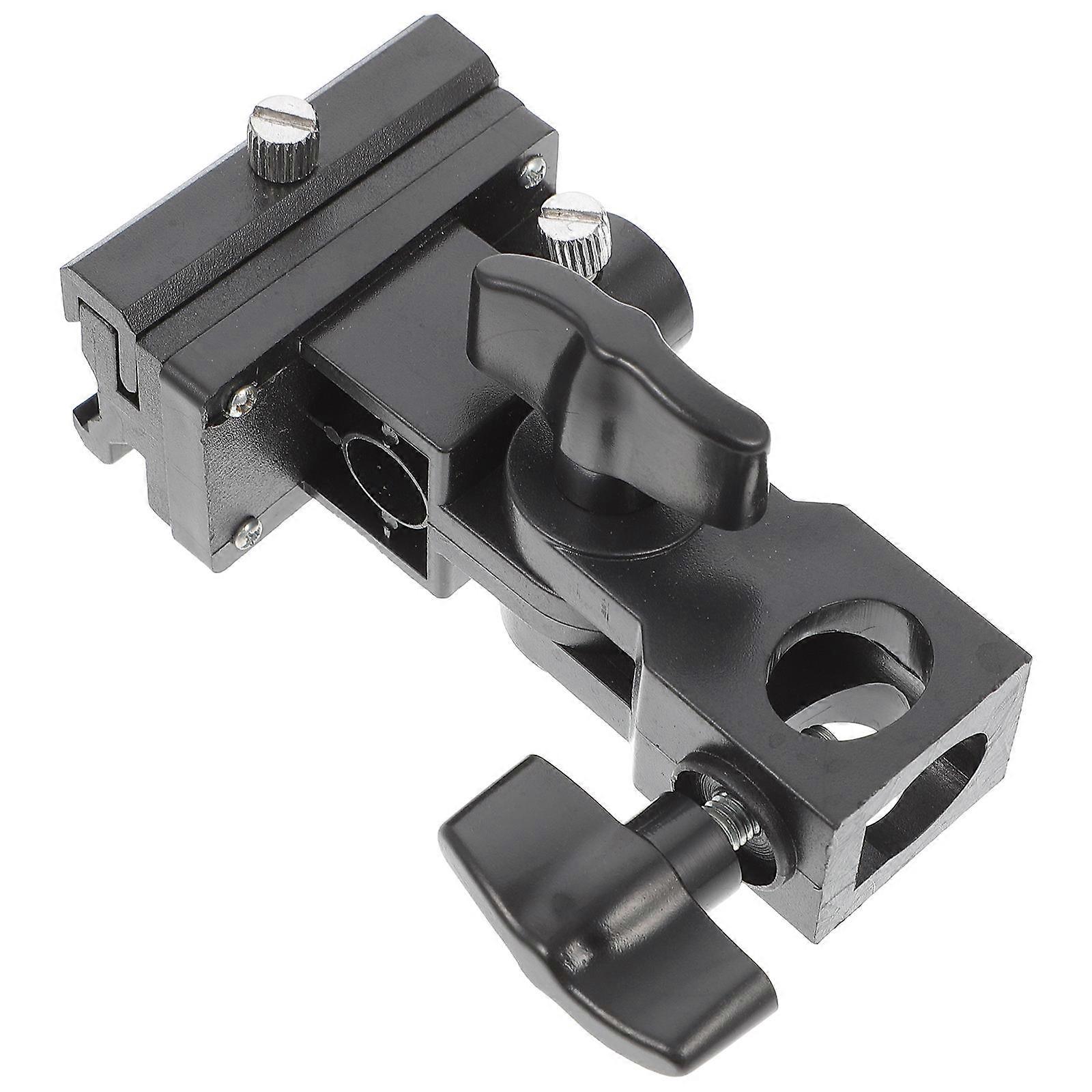 Hemoton Adjustable Light Stand Adapter for Flash Light Bracket 1 Set Photography Accessories