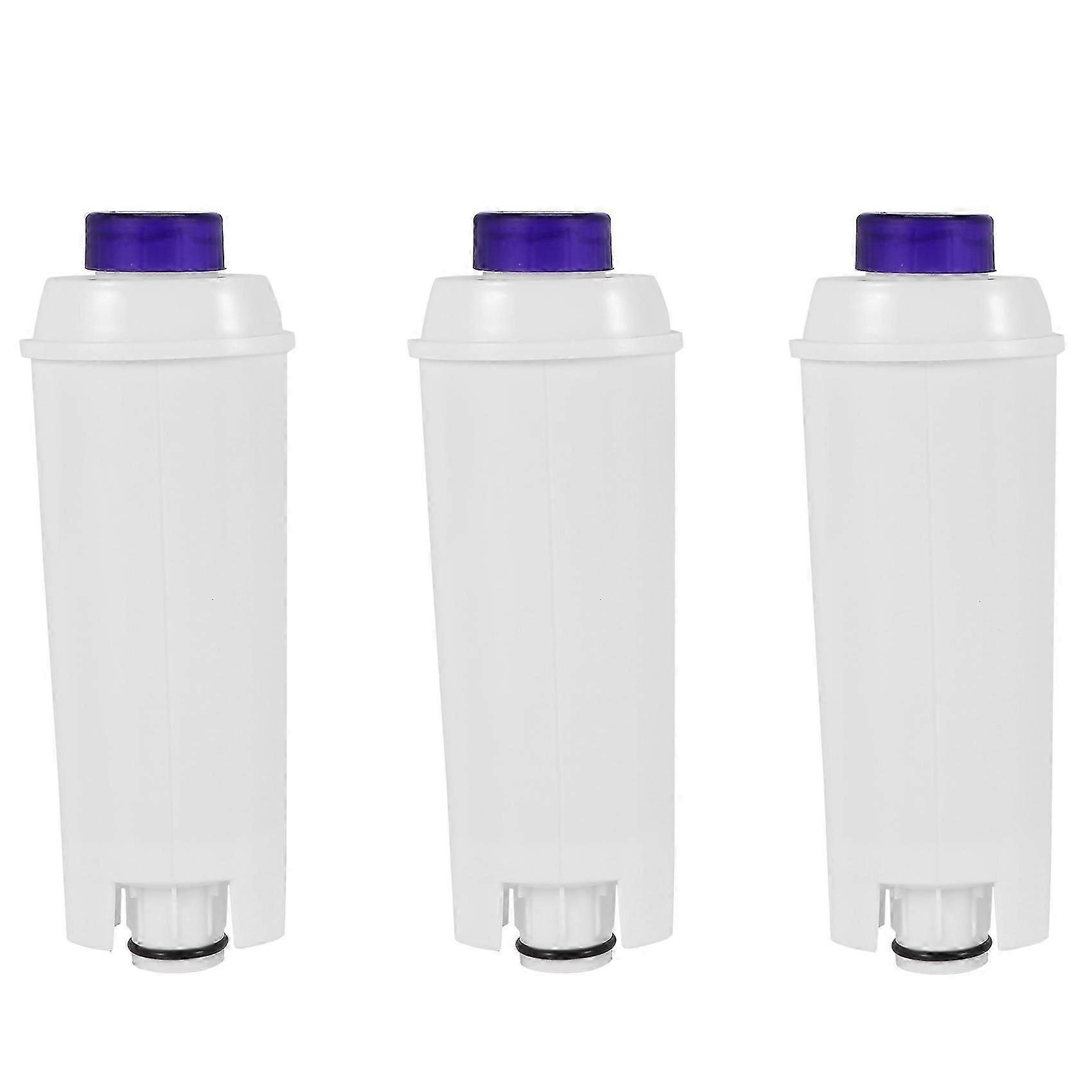 3 Packs Coffee Machine Water Filter for Delonghi DLSC002 Replacement Filter Cartridge with Activated Carbon