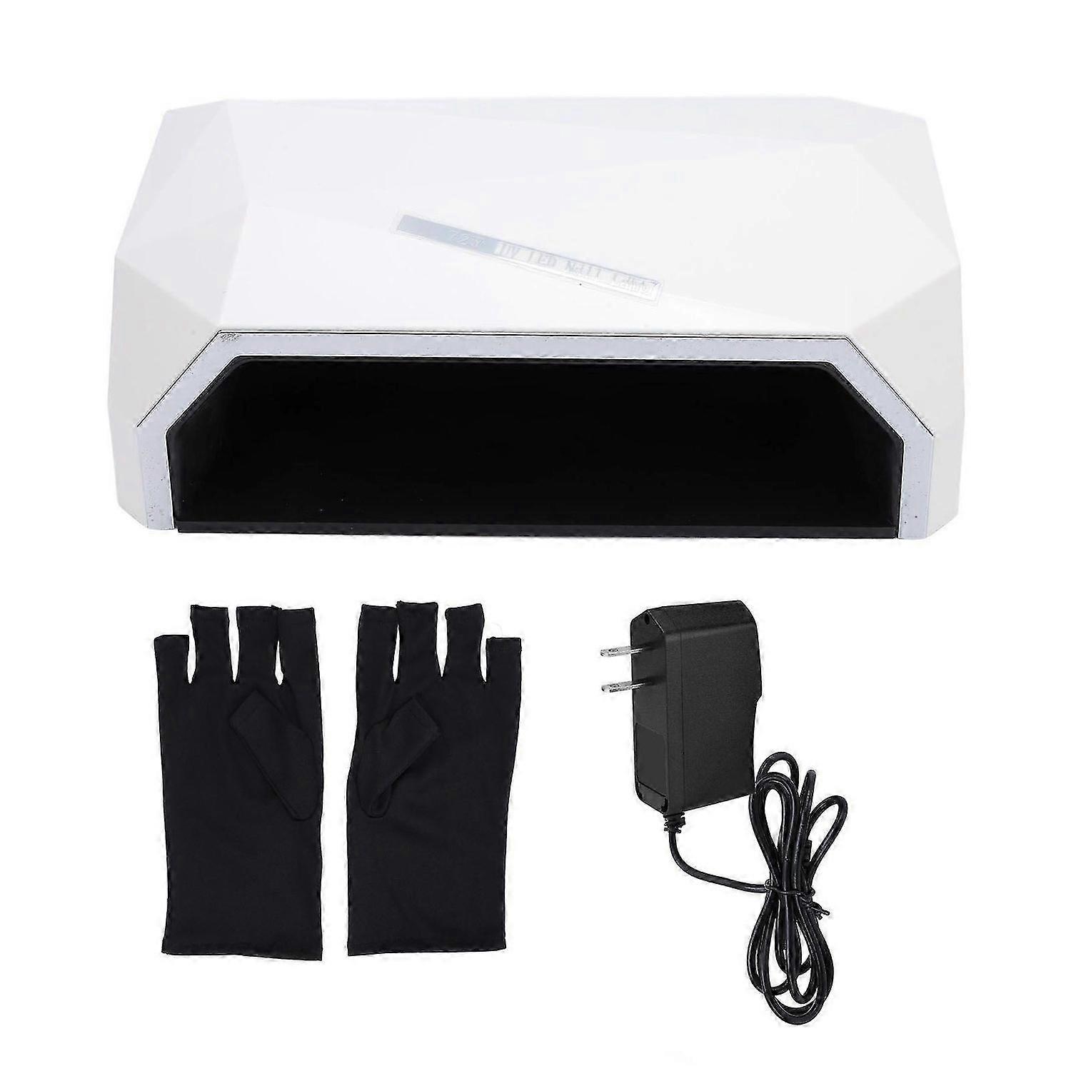 2025 Latest Model 72W Nail Lamp 36pcs Light Chips 4 Timers Digital Display Mul...