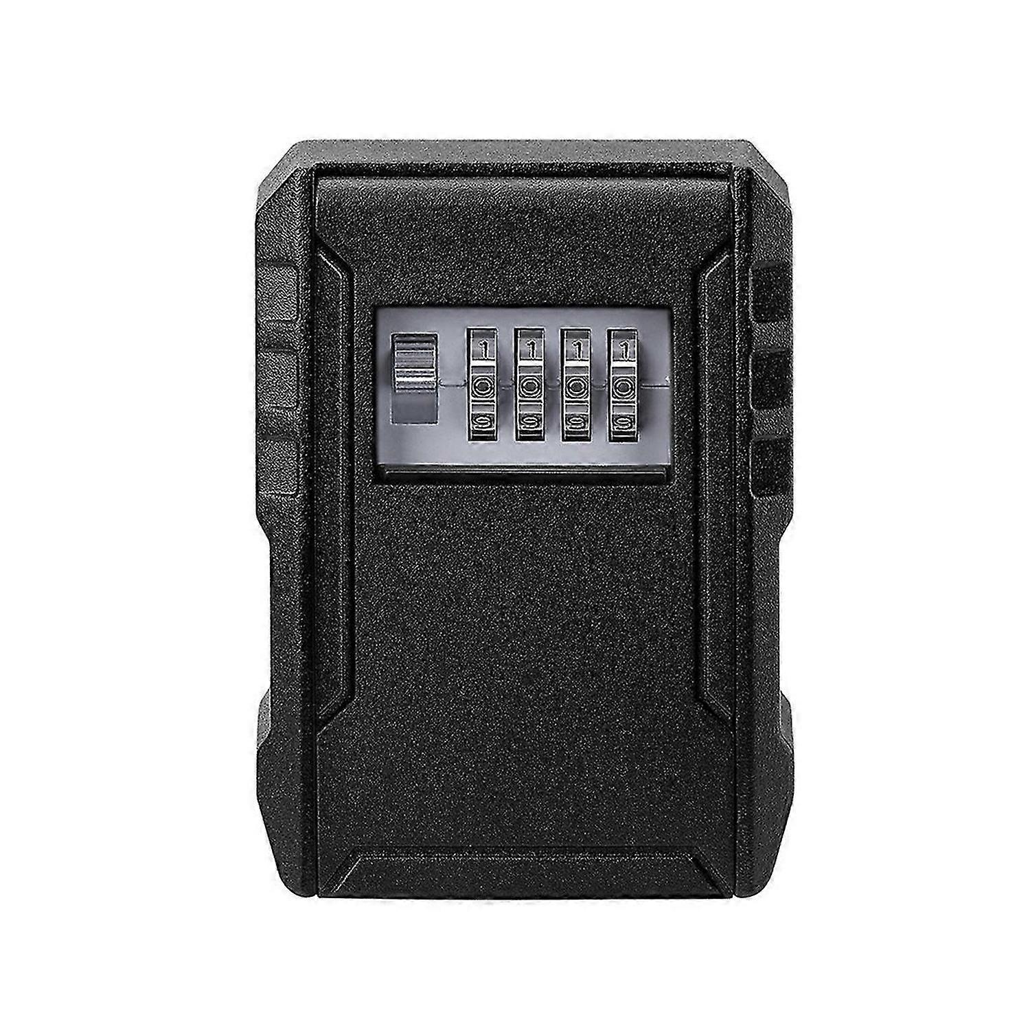 Metal Password Key Box Wall Mounted 4 Digits Password Storage Box