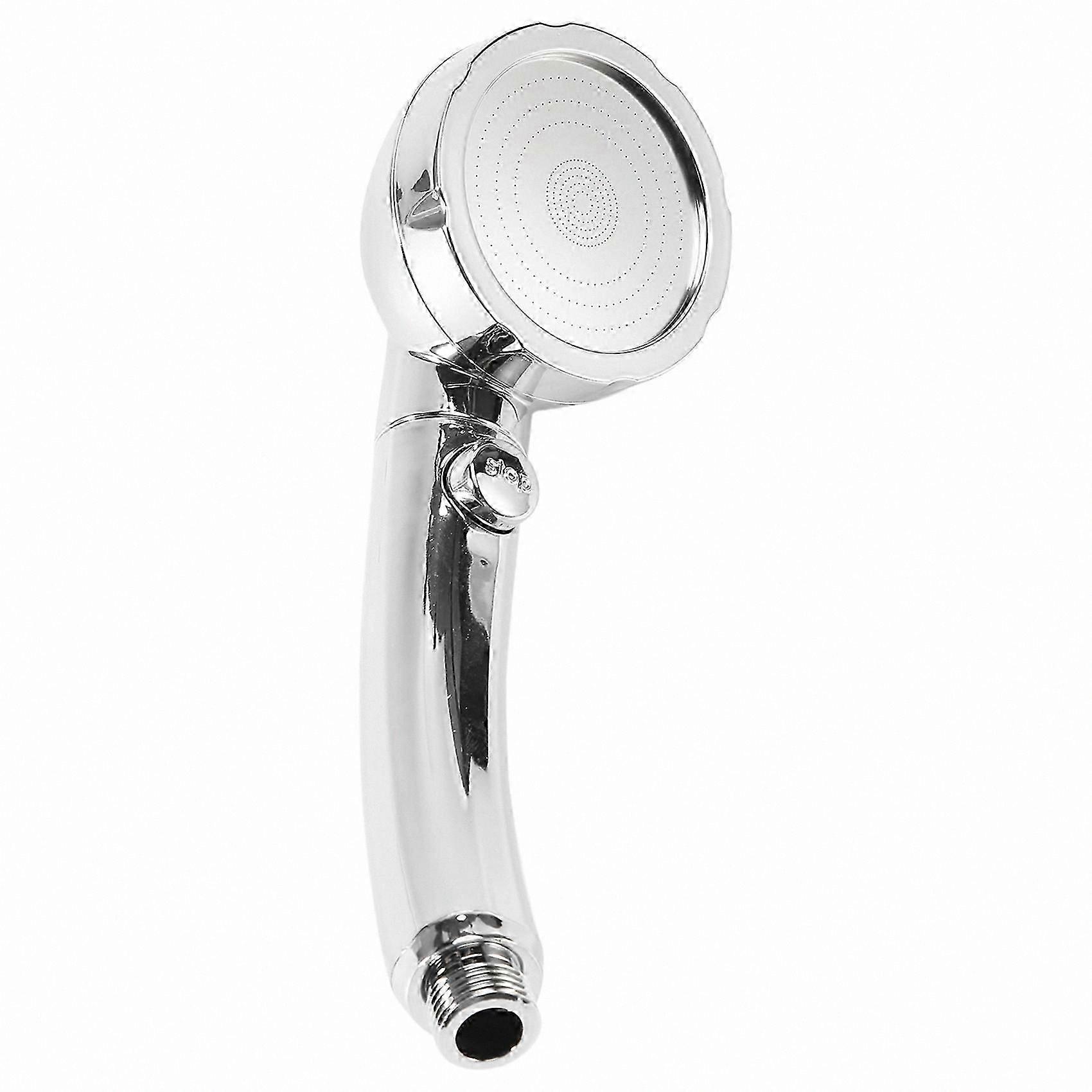 Chrome High-Pressure Handheld Shower Head with 3 Spray Settings, Water-Saving Pause Switch