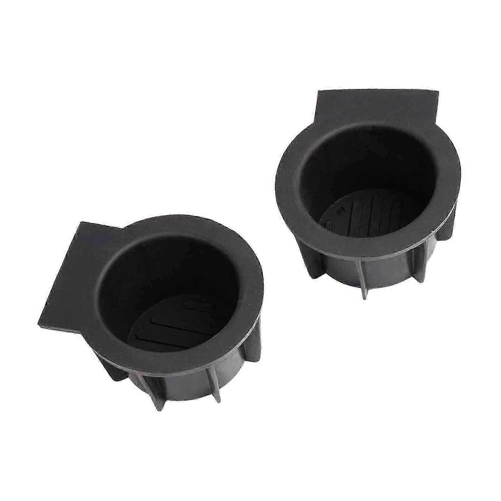 2Pcs Lightweight and Detachable Auto Cup Holder Inserts with Shockproof and Multipurpose Interior Decorative Accessories
