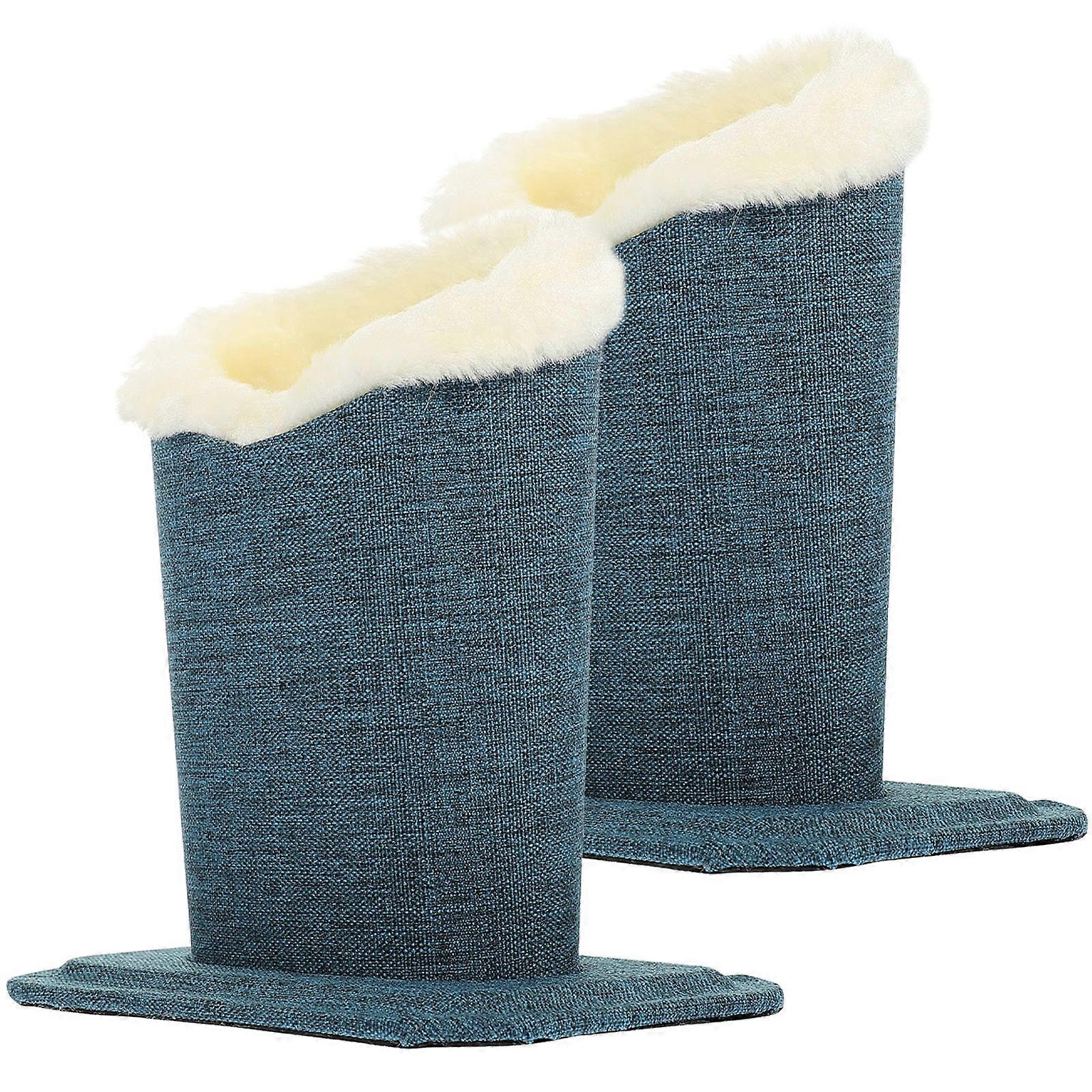 Eye Glasses Stand Plush Glasses Holder for Women Use 6Pcs Blue