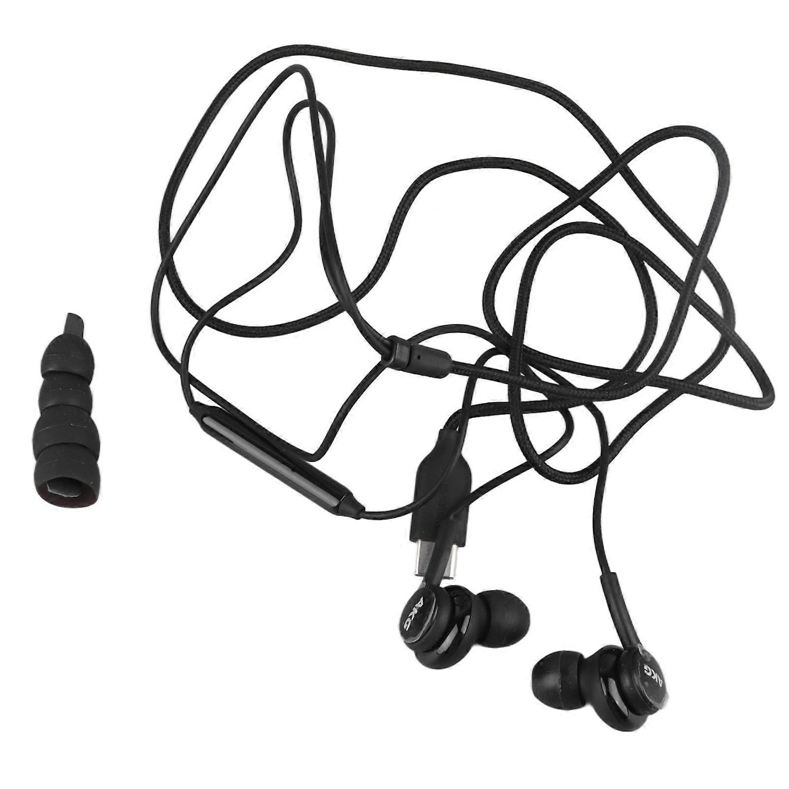 Type C Earphones Multifunction Universal HiFi Lossless Sound Wired Earbuds for Samsung Note10 S20 A8S