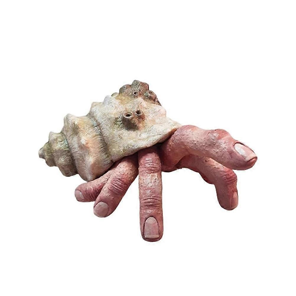 Snail Finger Ornament Horror Halloween Prop Snail Hand Resin Model for Indoor Outdoor Decoration