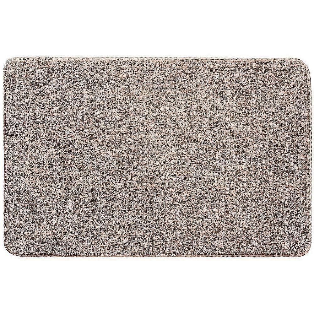 Bath Mat, Non-Slip Rug Bathroom Thickened Carpet Shower Exit Absorbent Ultra Soft Microfiber Floor Mat, Quick Drying, Machine Washable, Pink, 50 x 80c