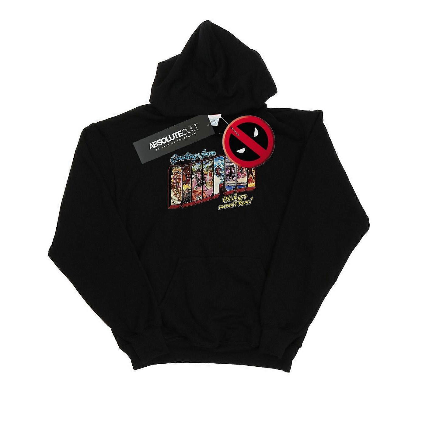 Moletom com Capuz Marvel Mens Deadpool Greetings