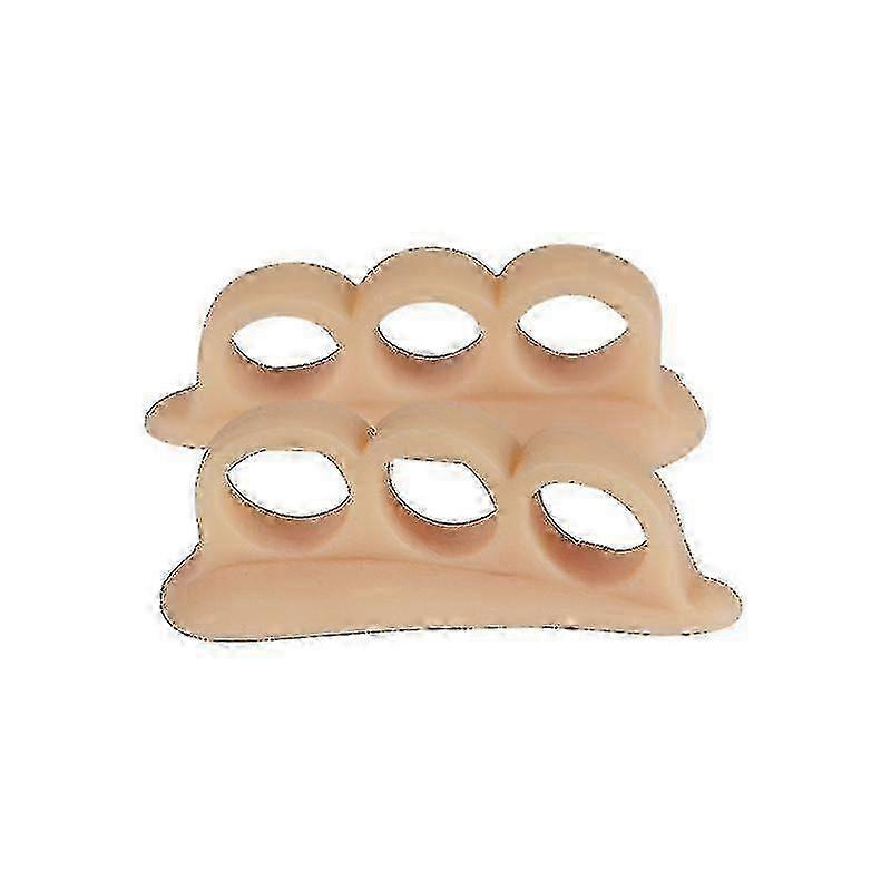 Toe Separators For Overlapping Toes To Relax Toes, Improved Gel Silicone, One-size, Spreader