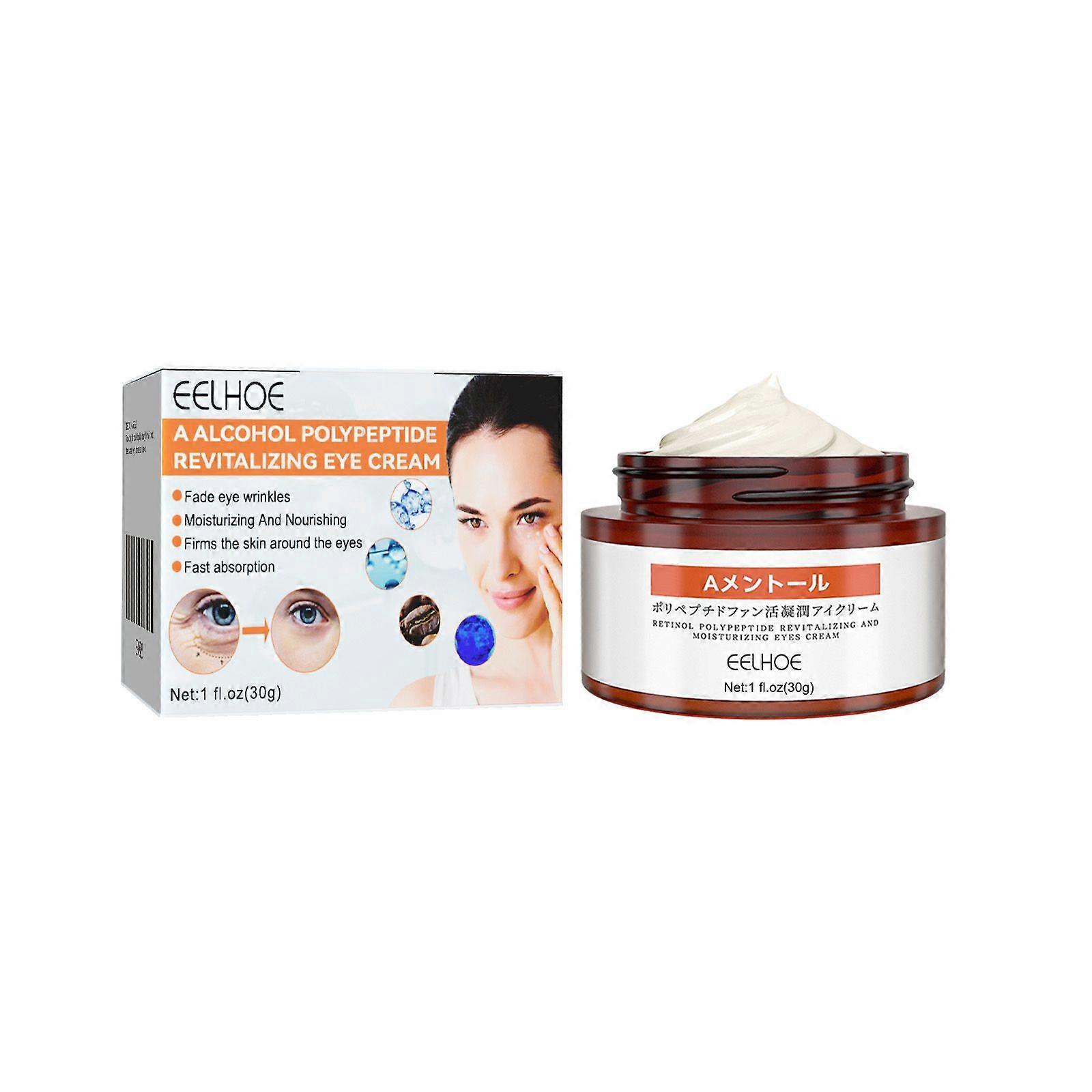 EELHOE A Alcohol Eye Cream, Firming Eye Area Improving Dark Circles And Bags Moisturizing Anti-wrinkle Cream