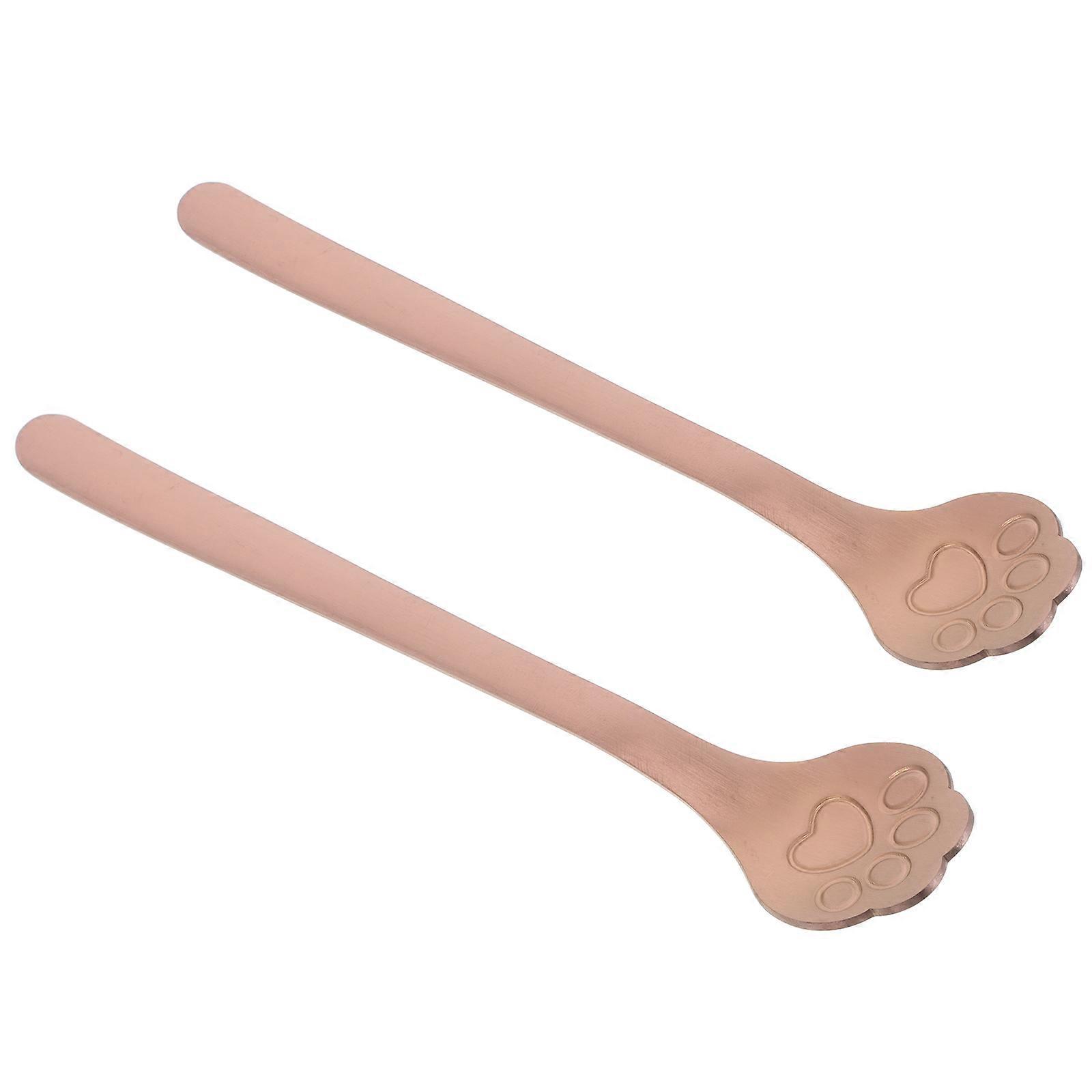 Coffee Spoons Mini Dessert Spoons for Home Use 8Pcs Stainless Steel