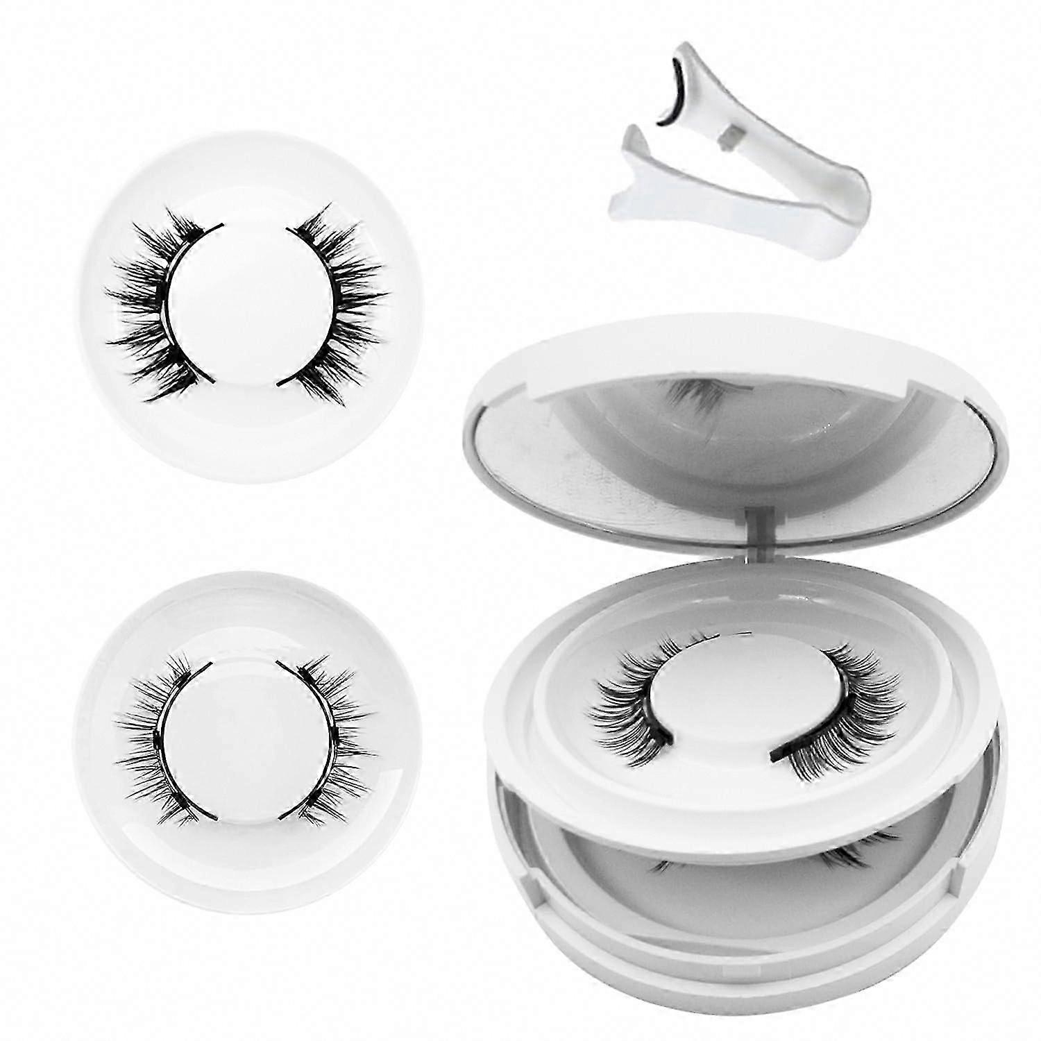 Meylora Magnetic Eyelashes, Reusable No Glue or Eyeliner Needed, Easy to Apply