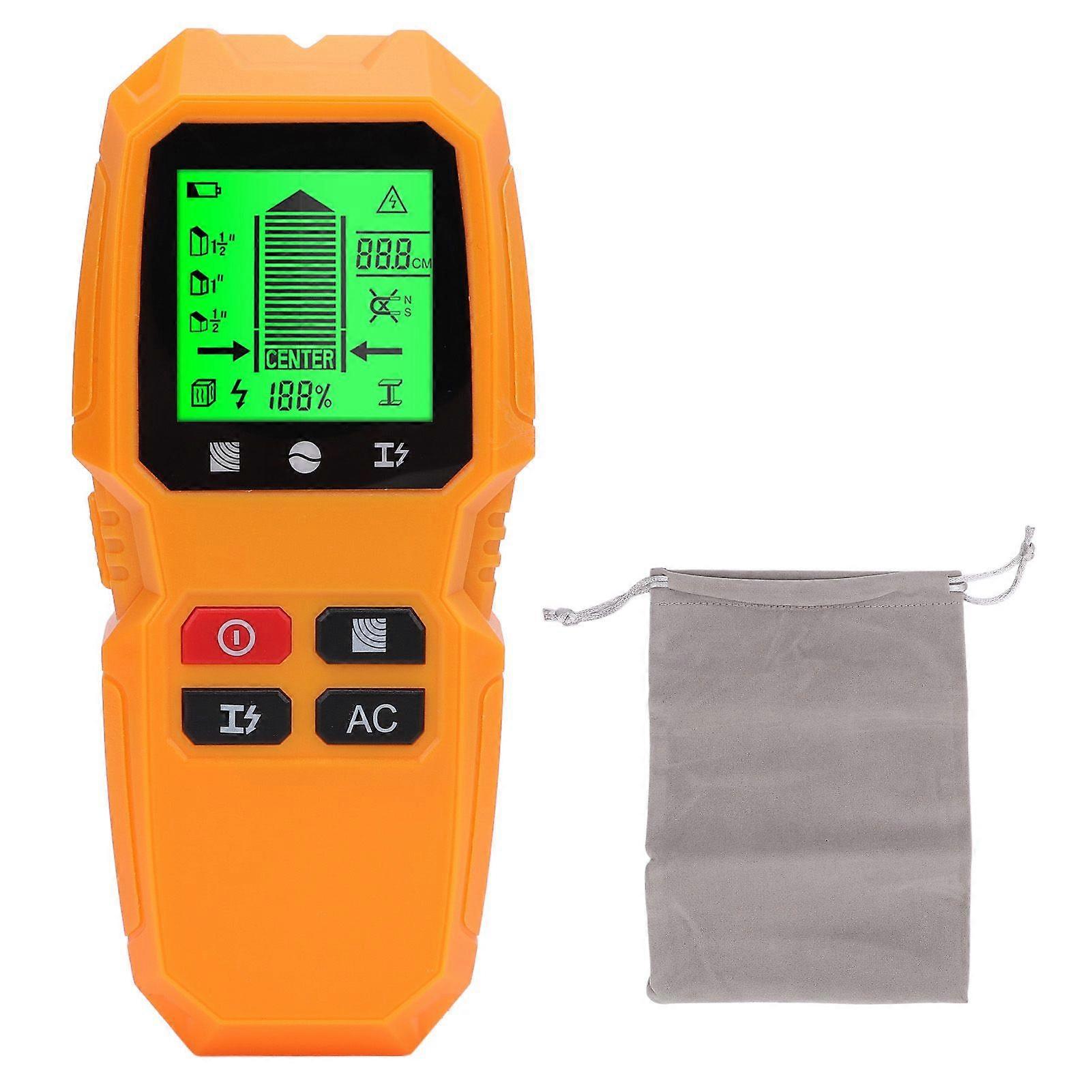 Stud Finder Wall Scanner 5 in 1 Electric Wire Wood Metal Detector LCD Display Sensor Tool