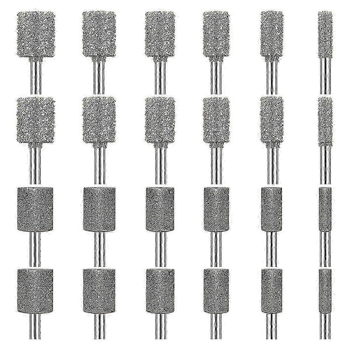 Stone Carving Set Diamond Grinding Bit Compatible with compatible with , 50Grit 24PCS Polishing Kit Diamond Bits