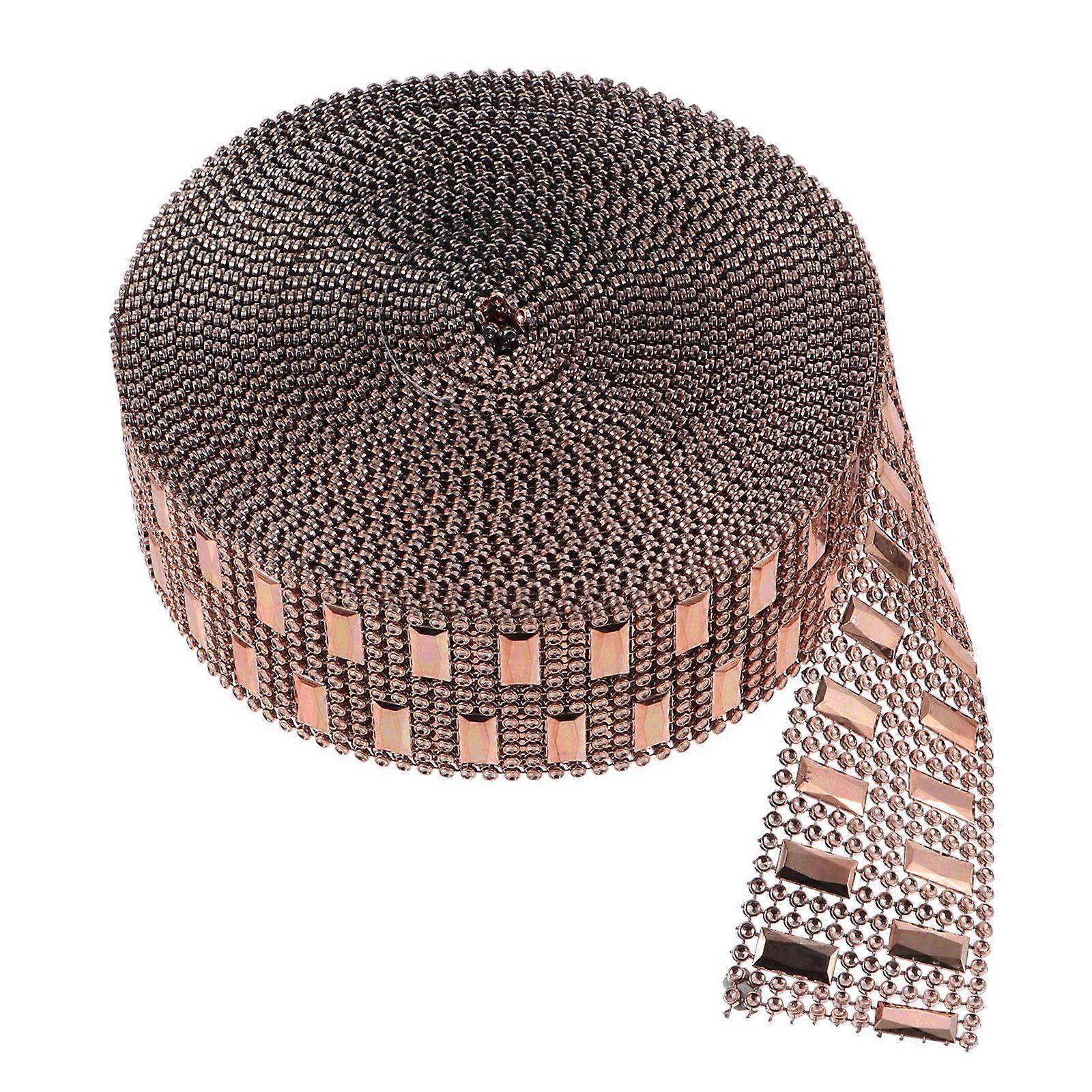 DIY Bling Rhinestone Ribbon 8-Row Diamond Roll for Decoration 1 Roll