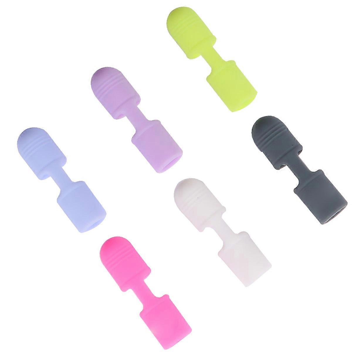 Stylus Pen Protective Silicone Sleeve for Anti-Lost Use 6Pcs in Assorted Colors