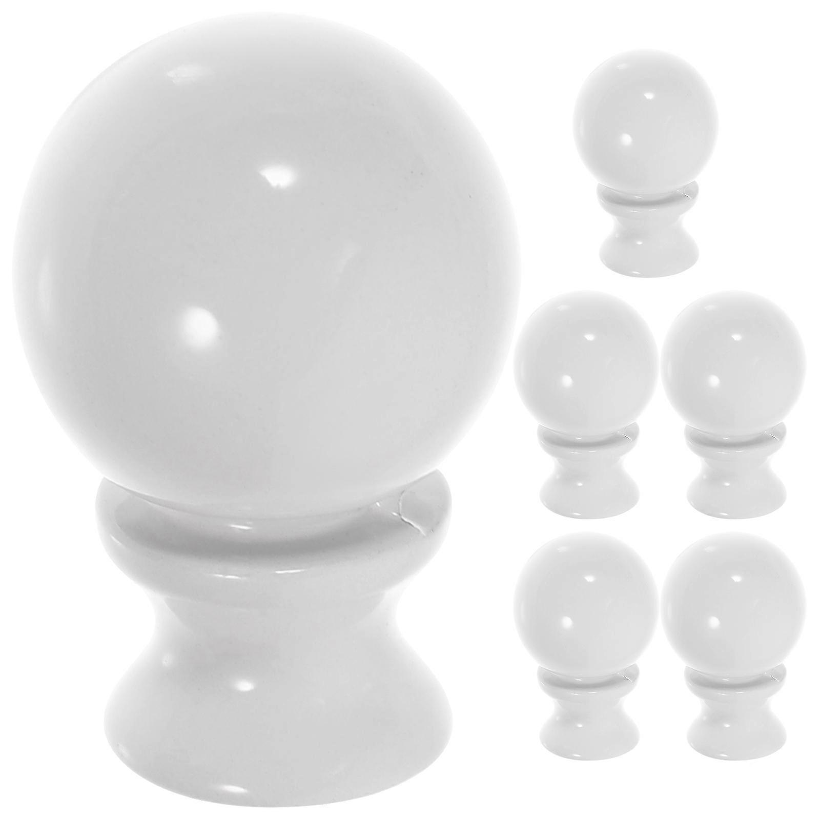Lamp Finials Zinc Alloy Solid Lamp Shade Holder for 6Pcs Protection