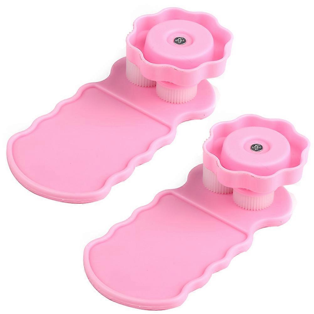 Plastic Pink Paper Quilling Tool for Wave Shaping 2Pcs DIY Hand Tools