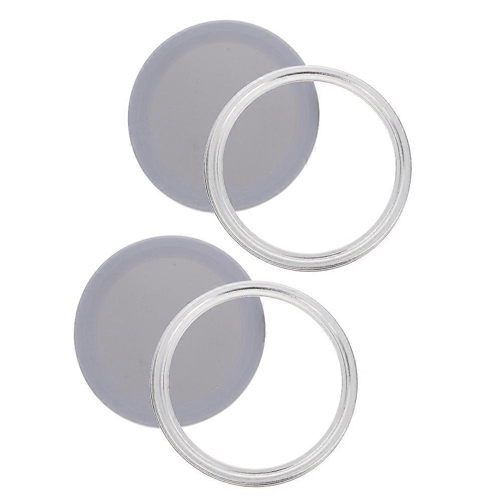 Mason Jar Canning Jar Lids Wide Mouth Leak Proof 4Pcs
