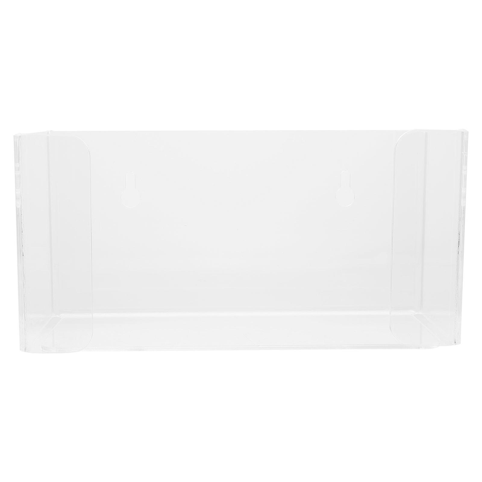 Tissue Mask Holder Acrylic Storage Box for Use 2Pcs Transparent Durable