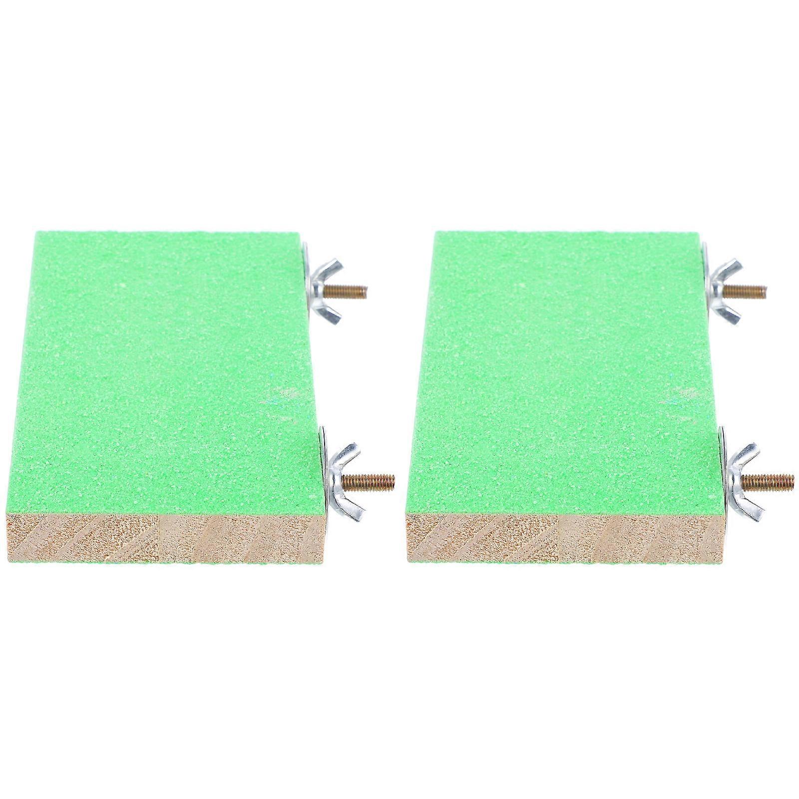 Rectangle Bird Platforms For Parrots Lovebirds And Finches In Bird Cages 15x8cm Resting 6 Pcs