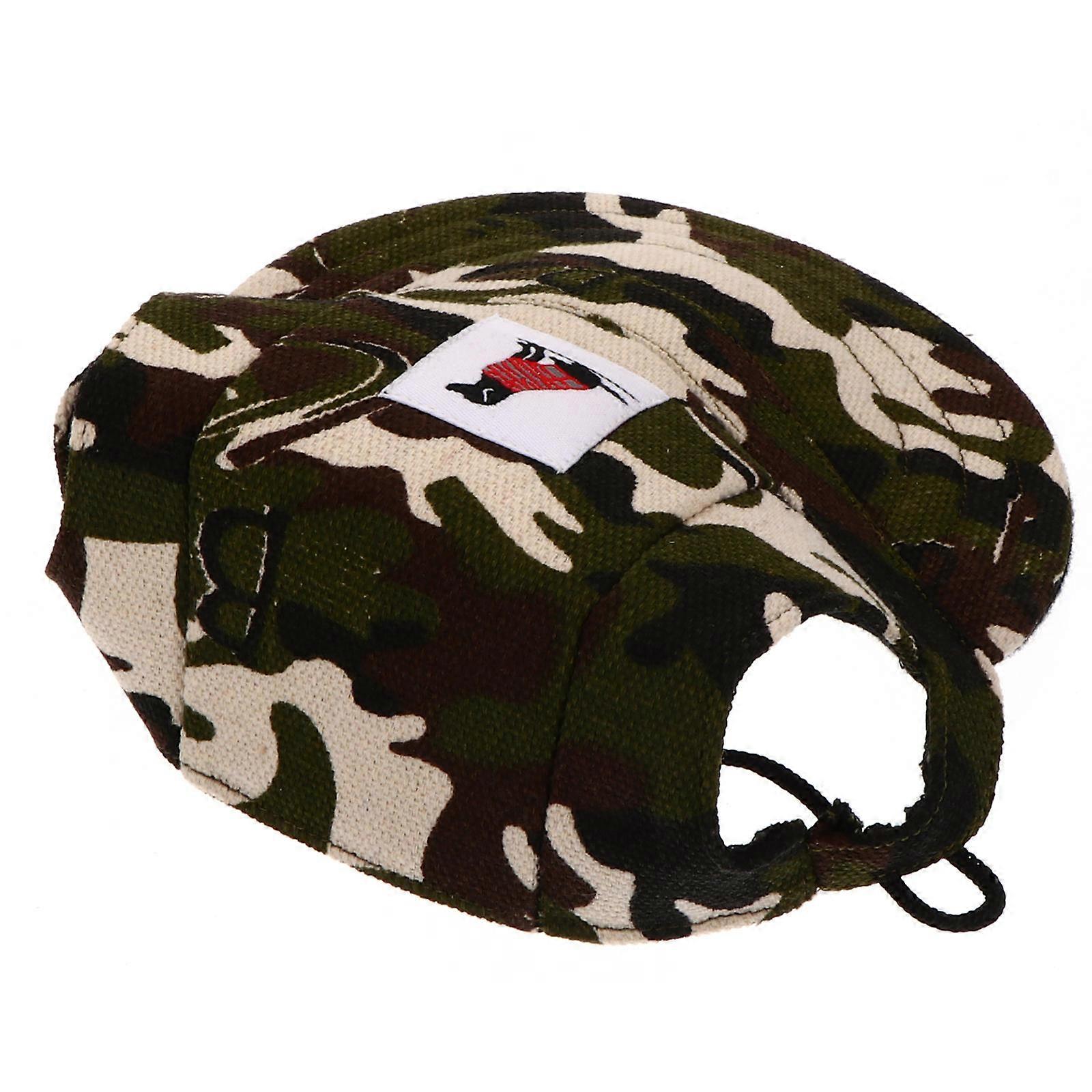 Αθλητικά καπέλα για σκύλους 2 τεμάχια Casual Camouflage Εξωτερική χρήση Ποικιλία χρωμάτων Αντηλιακή προστασία Ελαφρύ καπέλο
