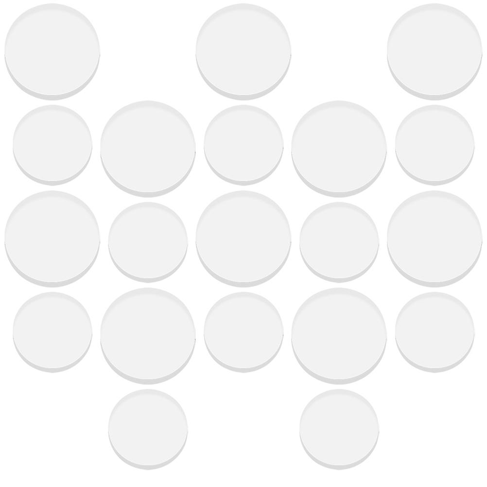 Furniture Protector Pads Clear Bumper Pad For Glass Tables Home Use Circular Shape 20Pcs