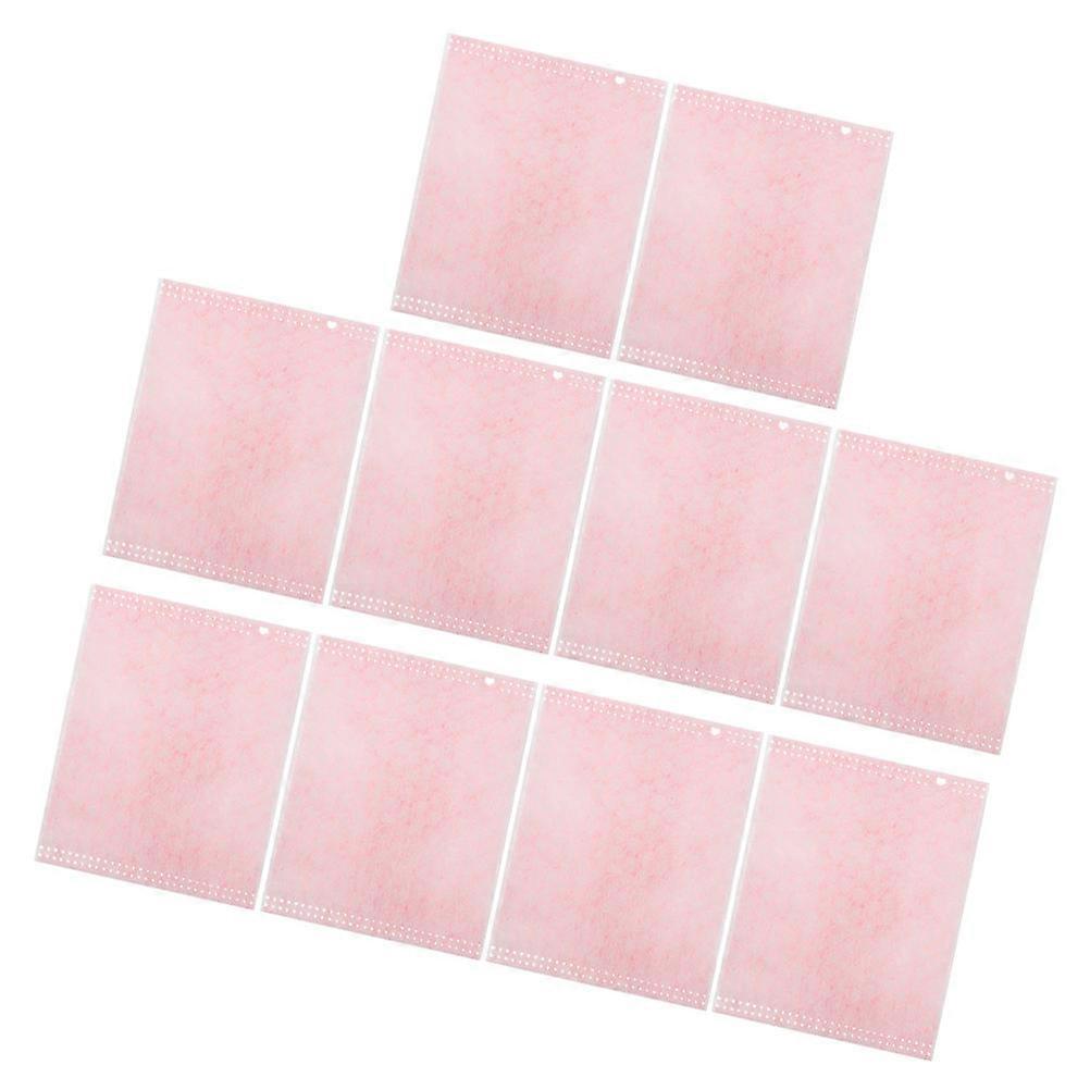 10Pcs Makeup Remover Pads For Daily Use By Women In Pink With Compact Design For Makeup Cleaning
