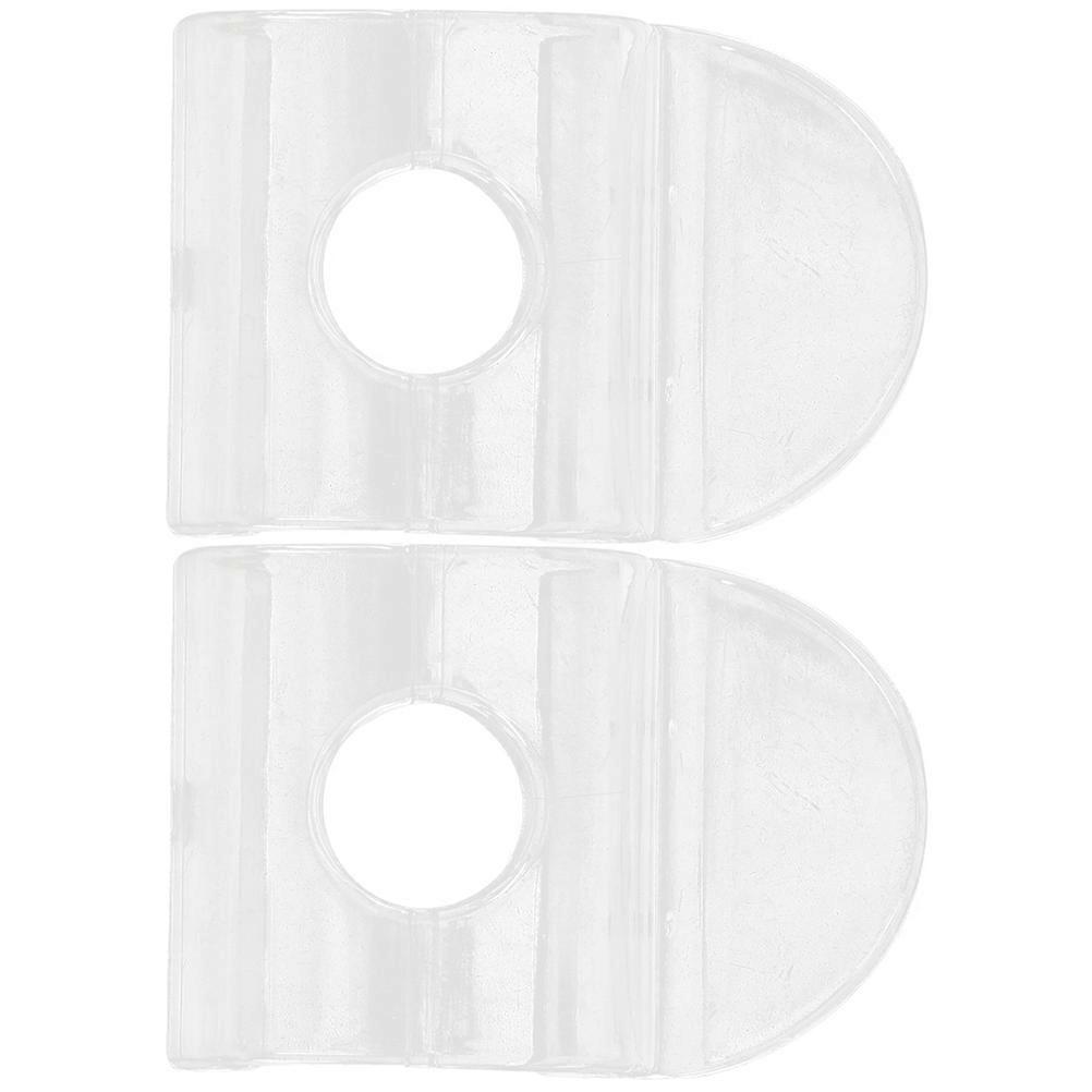 Transparent Blind Handle Sturdy Cordless Blind Handles For Window Treatment Easy to Use 5.7x3.8cm 2Pcs
