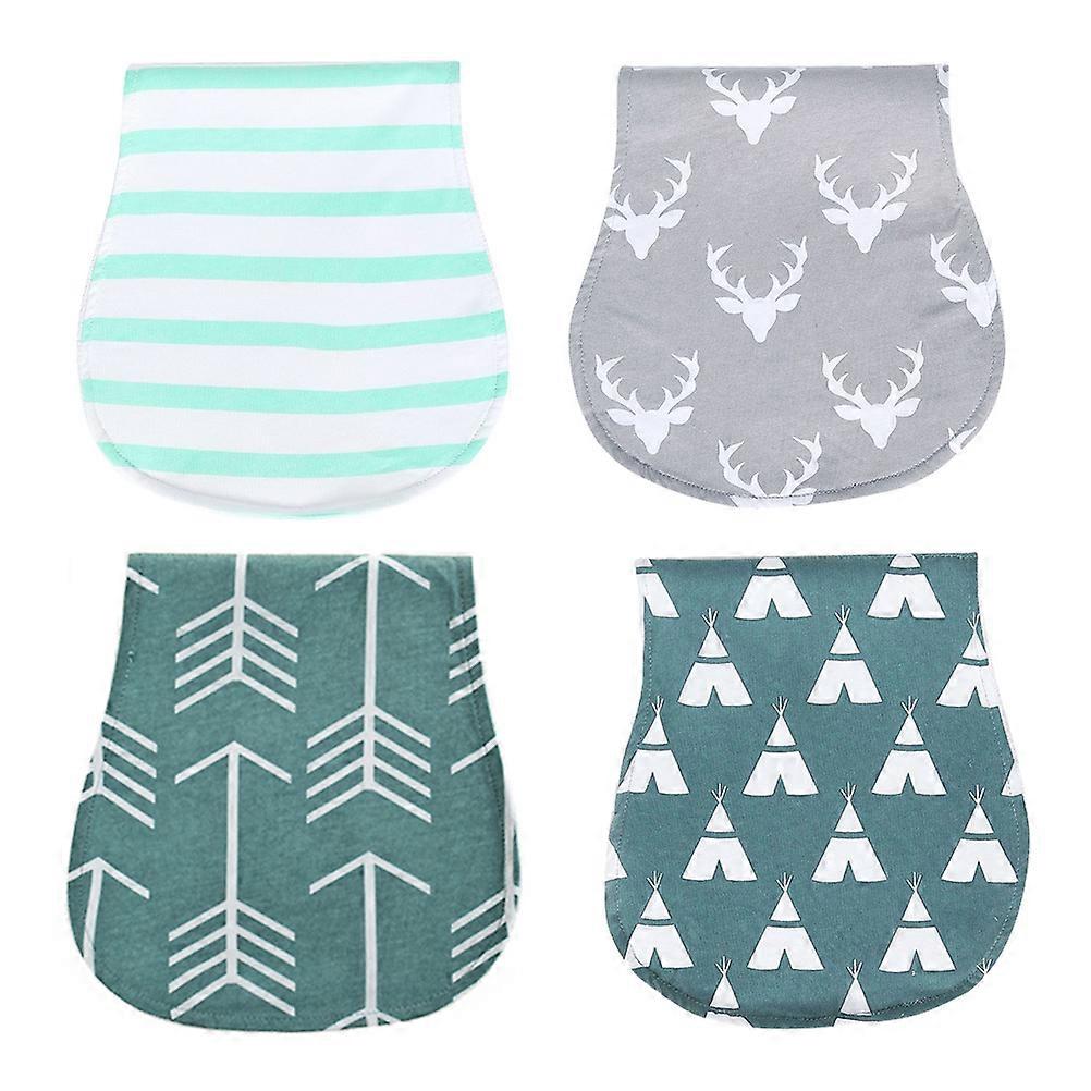 Baby Burp Cloths Feeding Towel for Infant 8Pcs Assorted