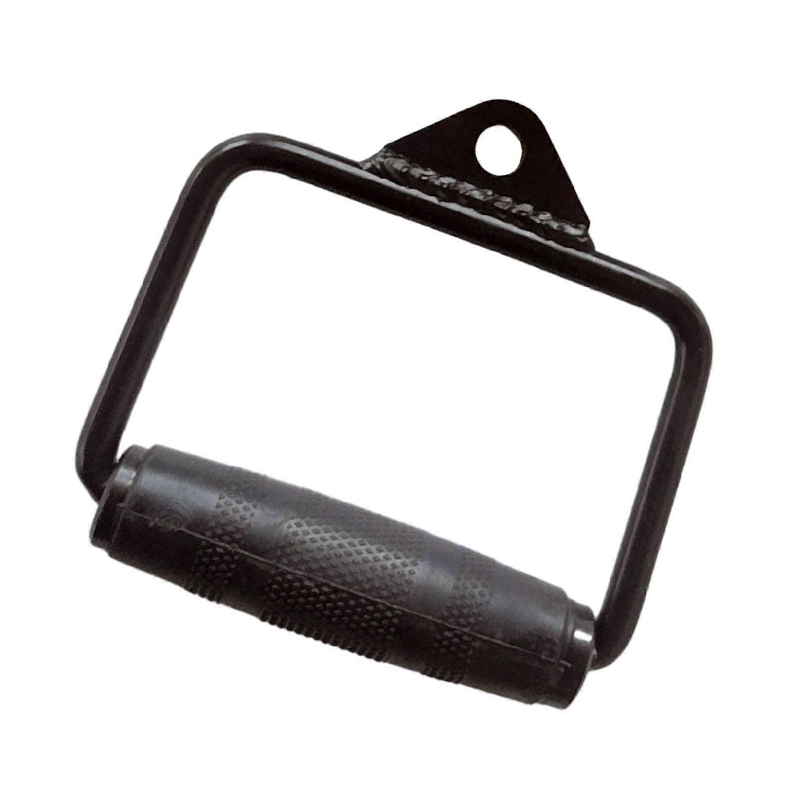 D Row Handle Biceps Triceps Rubber Grip Stirrup Handle Gym Attachment Handle