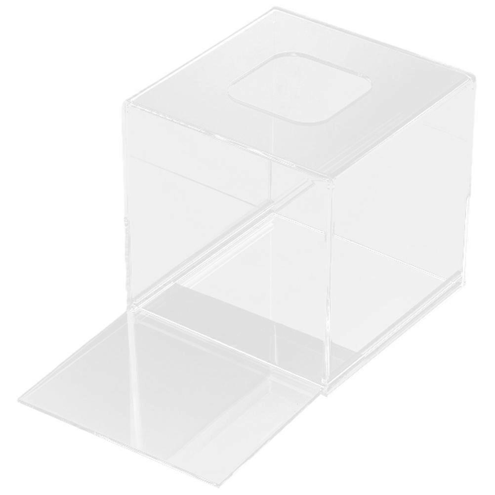 Transparent Tissue Box Holder Acrylic for Storage 3Pcs Home Office Use