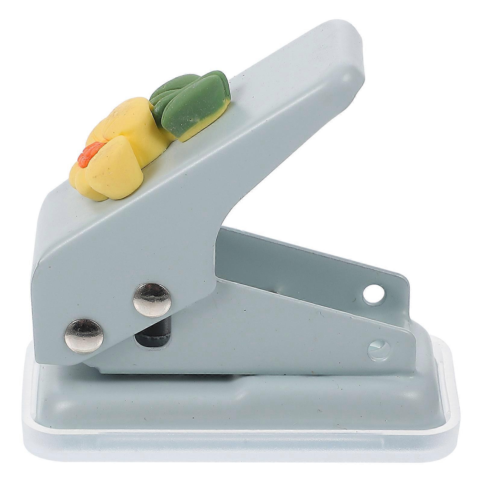 Small Hole Punch Single Hole Punch Tool for Crafting 3Pcs Sky-Blue Durable