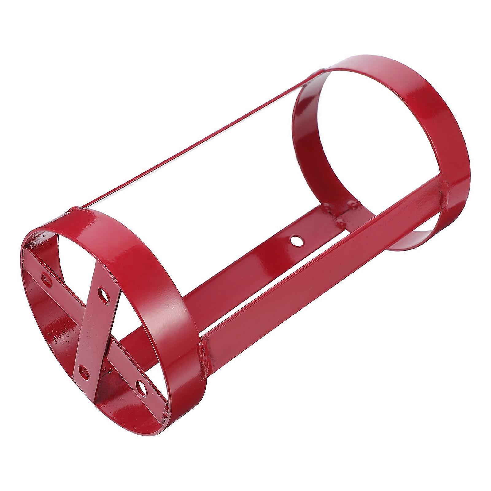 Iron Fire Extinguisher Holder Wall Mount Bracket for 2Pcs Fire Extinguishers