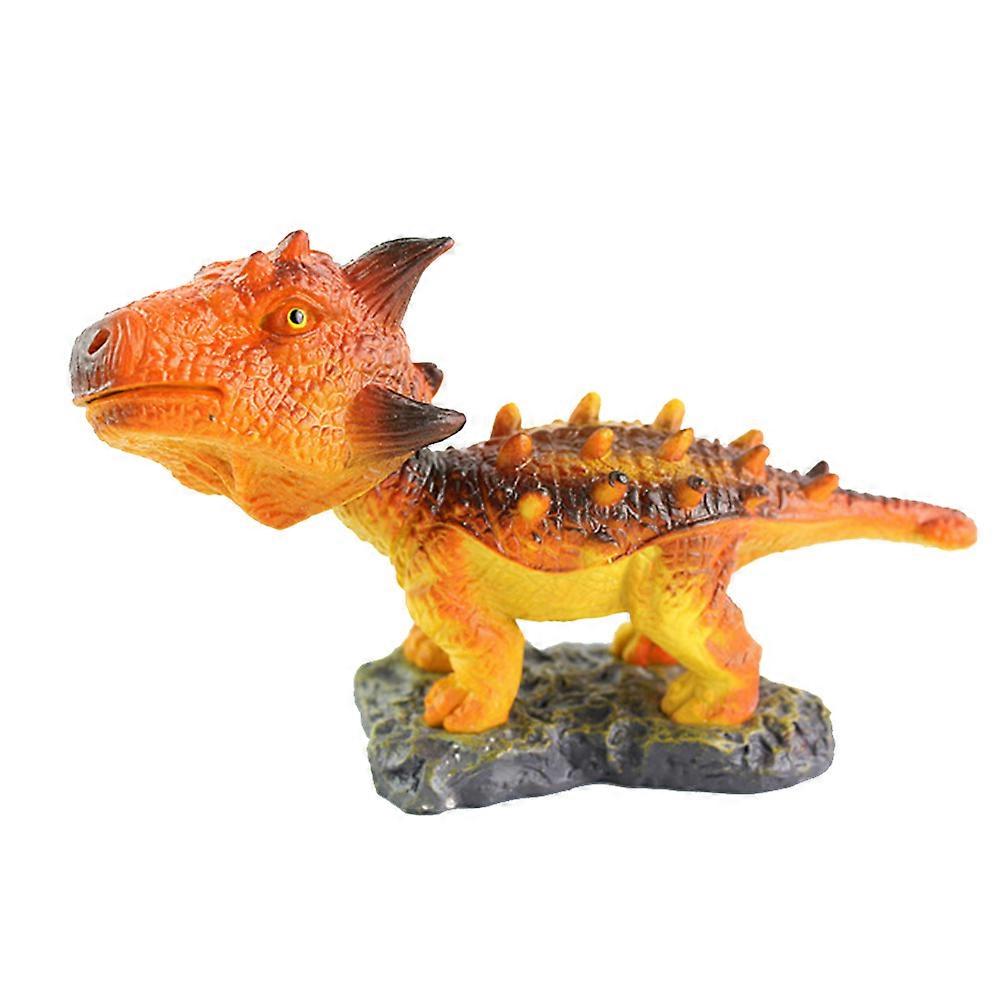 Model Dinosaur for Decoration 2Pcs Shake Head Toy