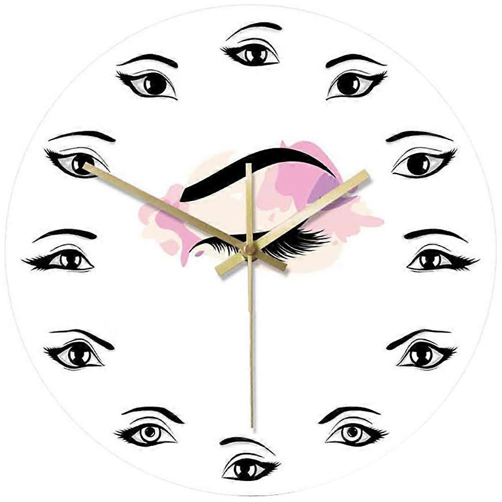 Stylish Beauty Salon Wall Clock for Decor 3Pcs Set