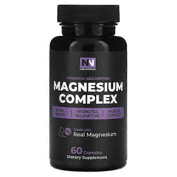 Nobi Nutrition, Magnesium Complex, Maximum Absorption, 60 Capsules